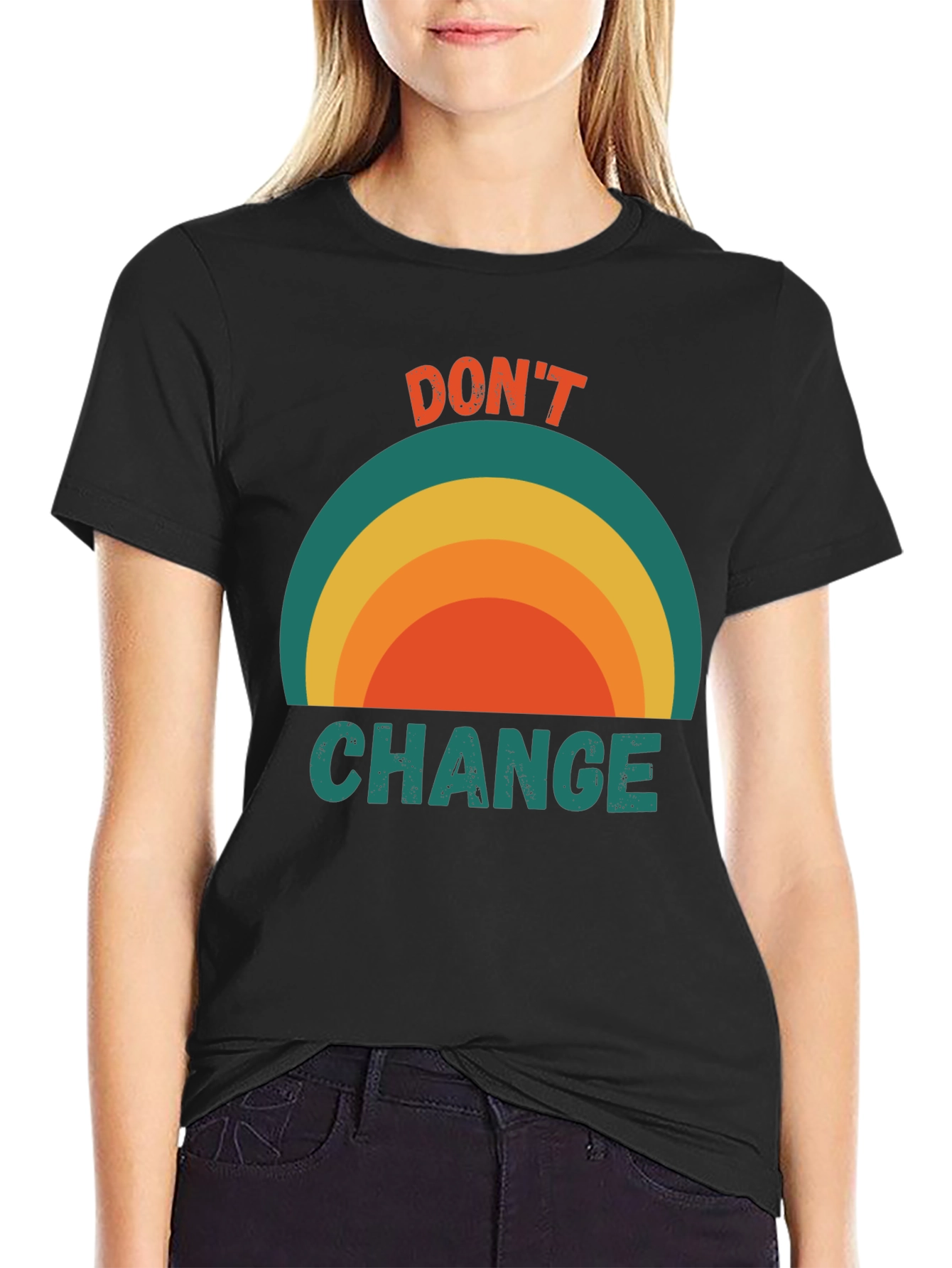 Retro Dont Change Graphic Tee