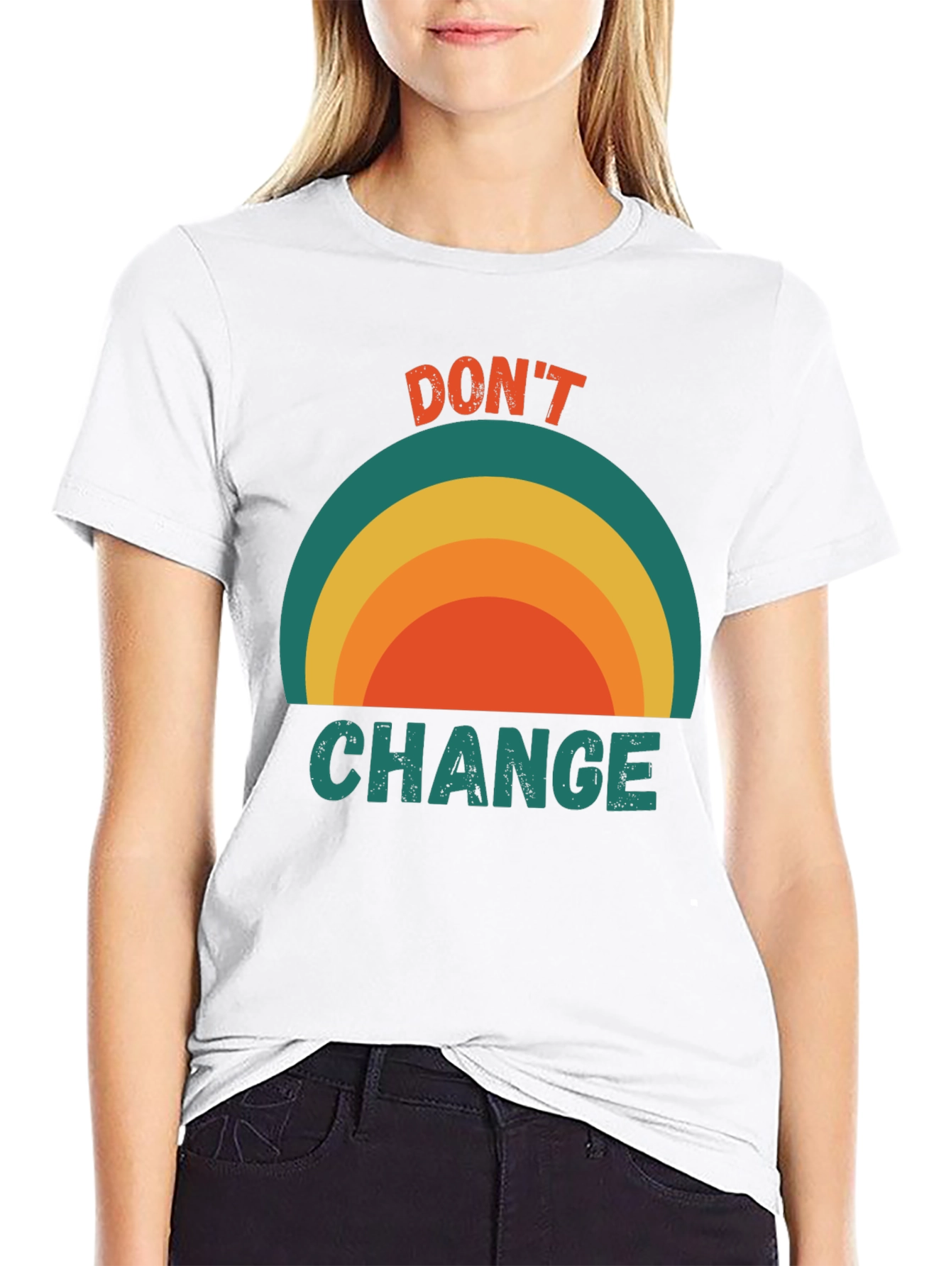 Retro Dont Change Graphic Tee