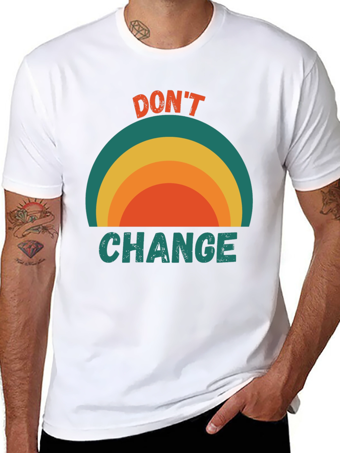 Retro Dont Change Graphic Tee