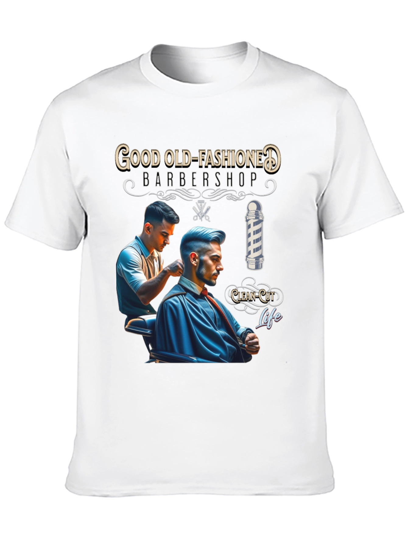 Good Old-Fashioned Barbershop Graphic Tee