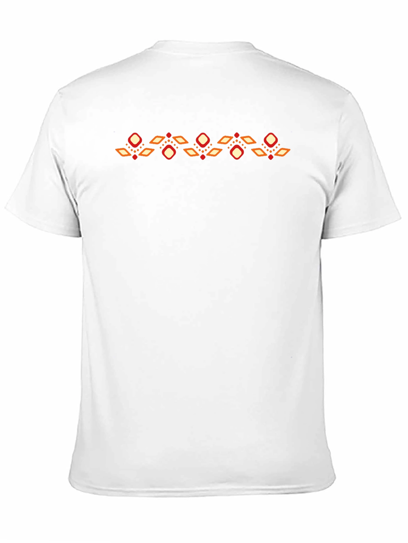 Geometric Print Black T-Shirt