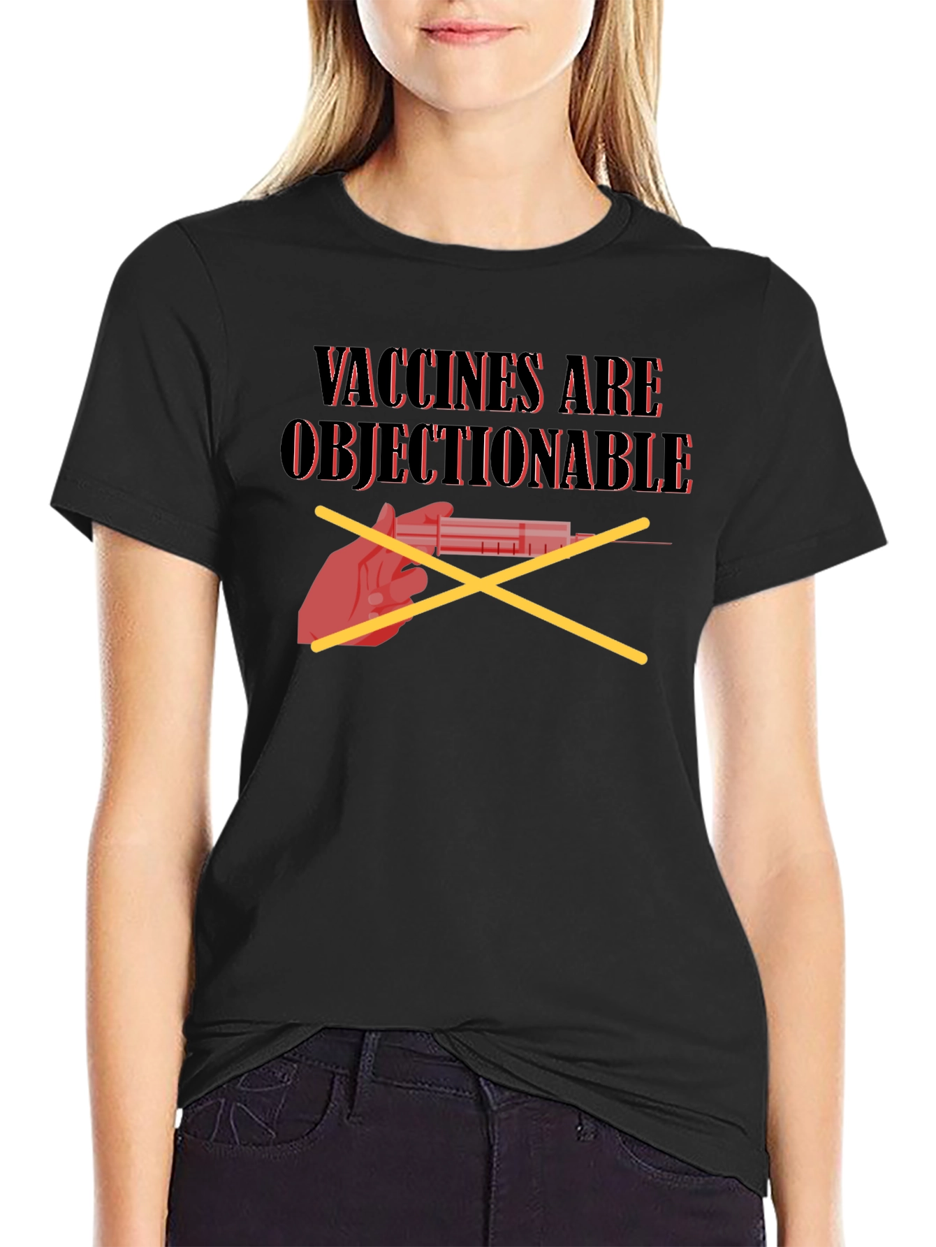 Anti-Vaccine T-Shirt: Vaccines Are Objectionable
