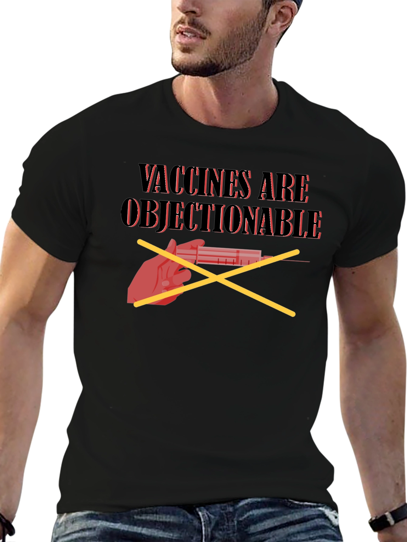 Anti-Vaccine T-Shirt: Vaccines Are Objectionable