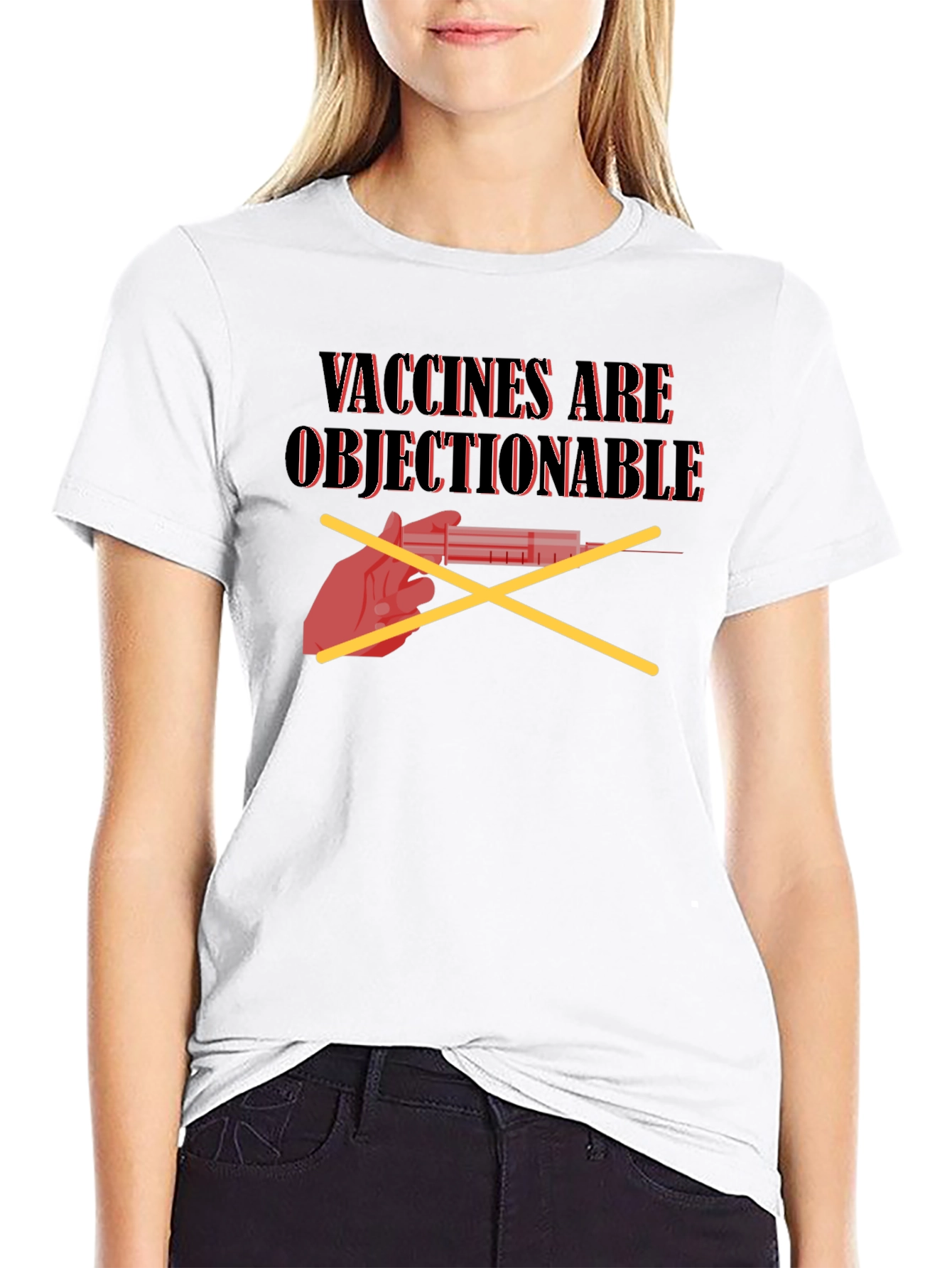 Anti-Vaccine T-Shirt: Vaccines Are Objectionable
