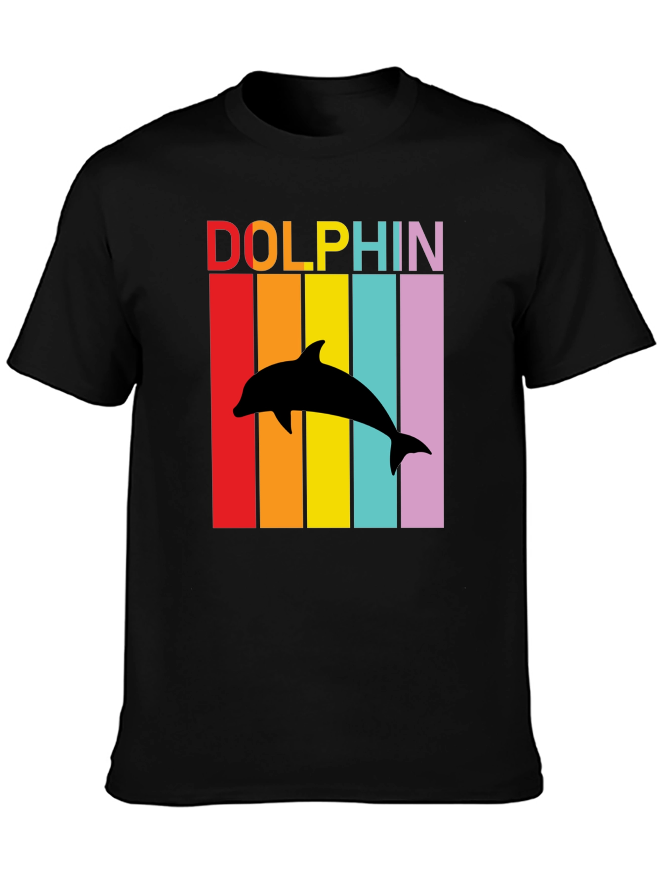 Retro Dolphin T-Shirt - Vibrant Graphic Tee