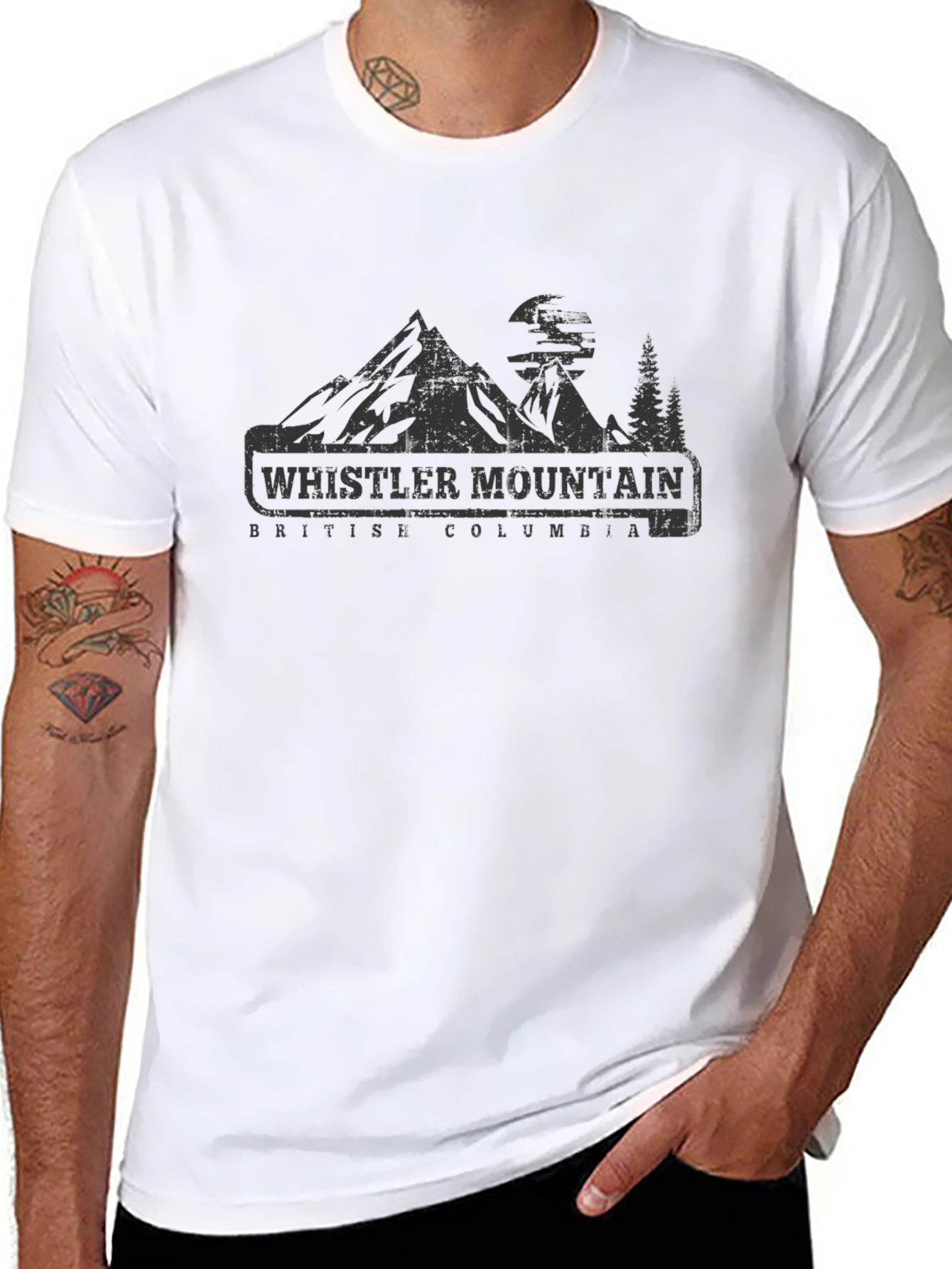 Whistler Mountain Tee - British Columbia Souvenir Shirt
