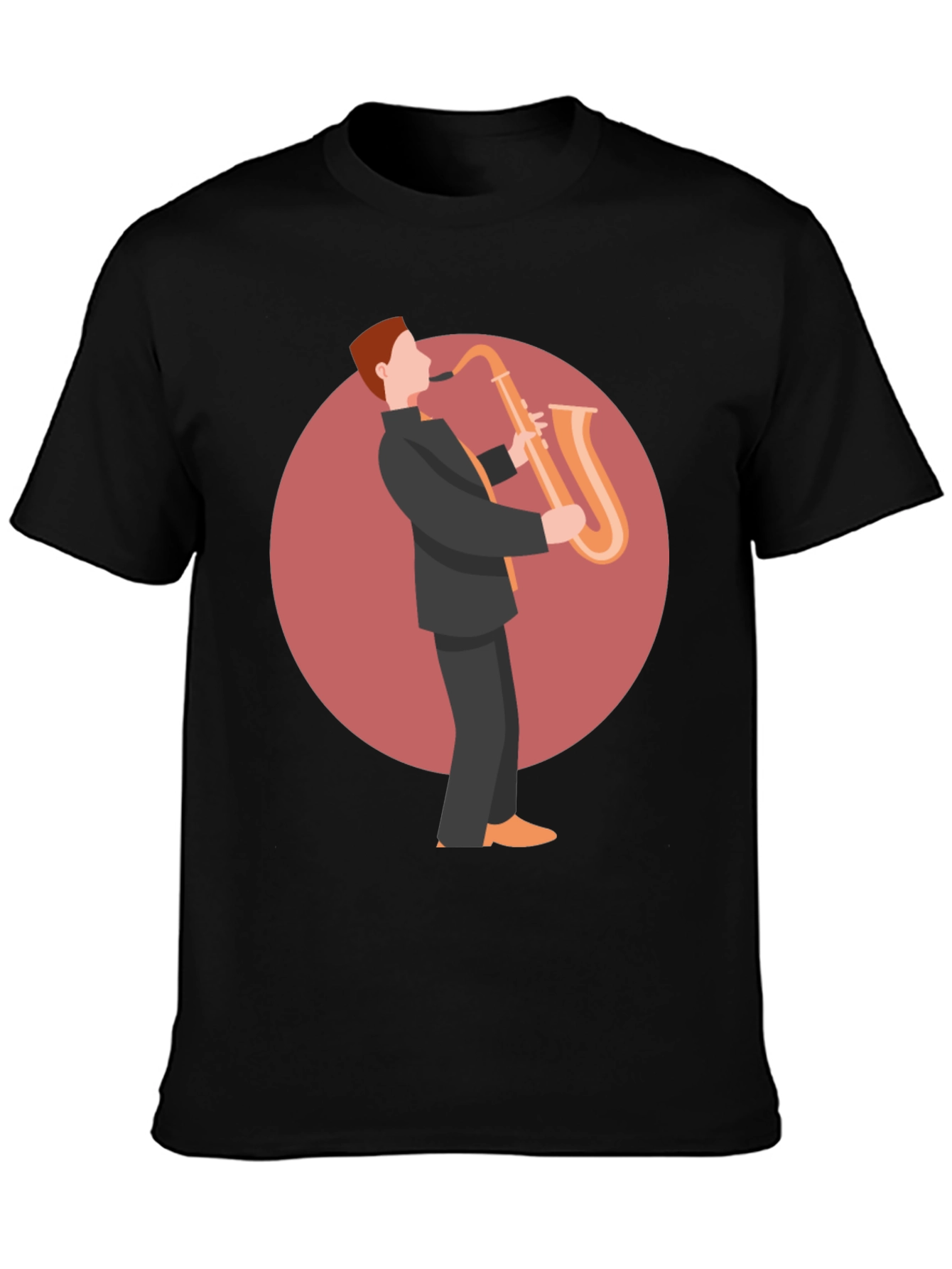 Saxophone Player Graphic T-Shirt