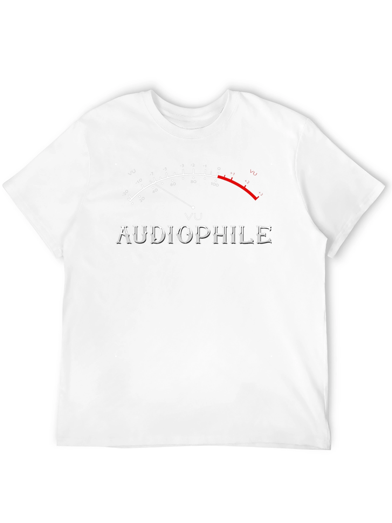 Audiophile VU Meter Graphic T-Shirt - Black