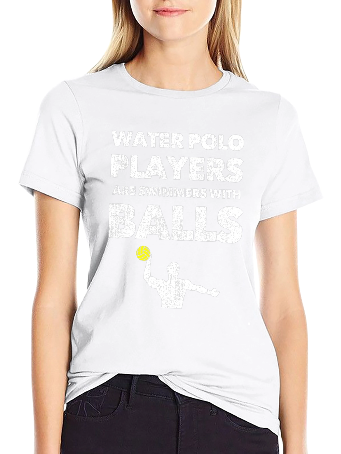 Water Polo Players Graphic T-Shirt