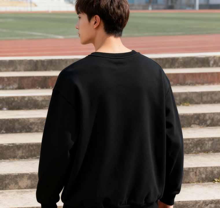 Motivational 'BACK TO THE GYM' Graphic Sweatshirt