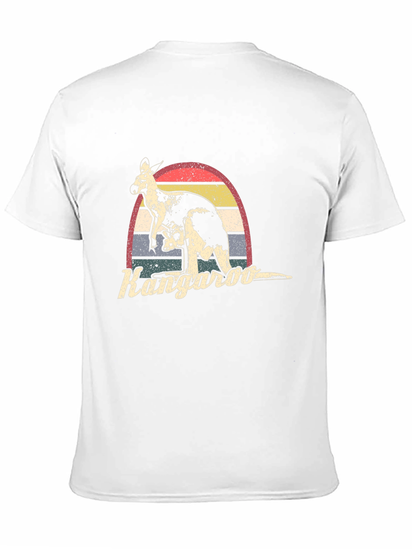 Retro Kangaroo Graphic T-Shirt