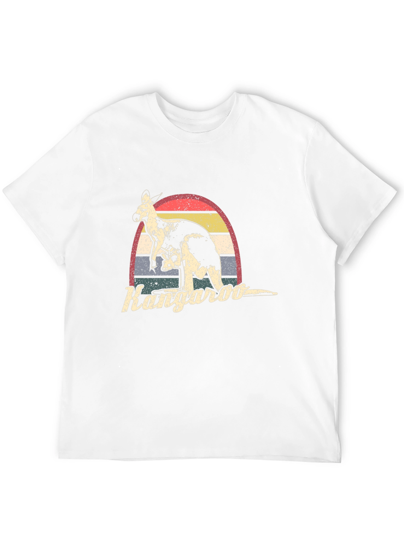 Retro Kangaroo Graphic T-Shirt