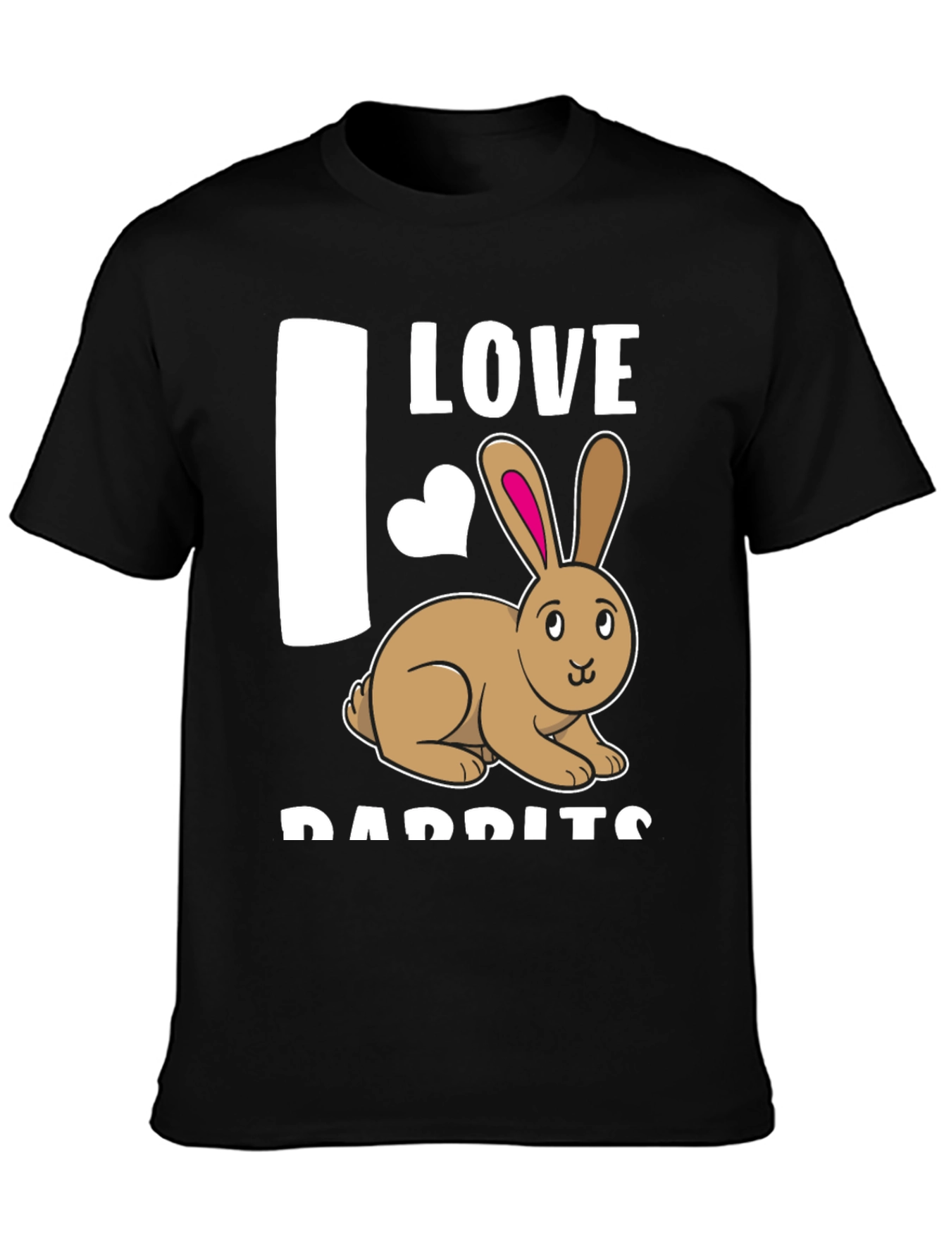 I Love Rabbits T-Shirt Cute Bunny Tee