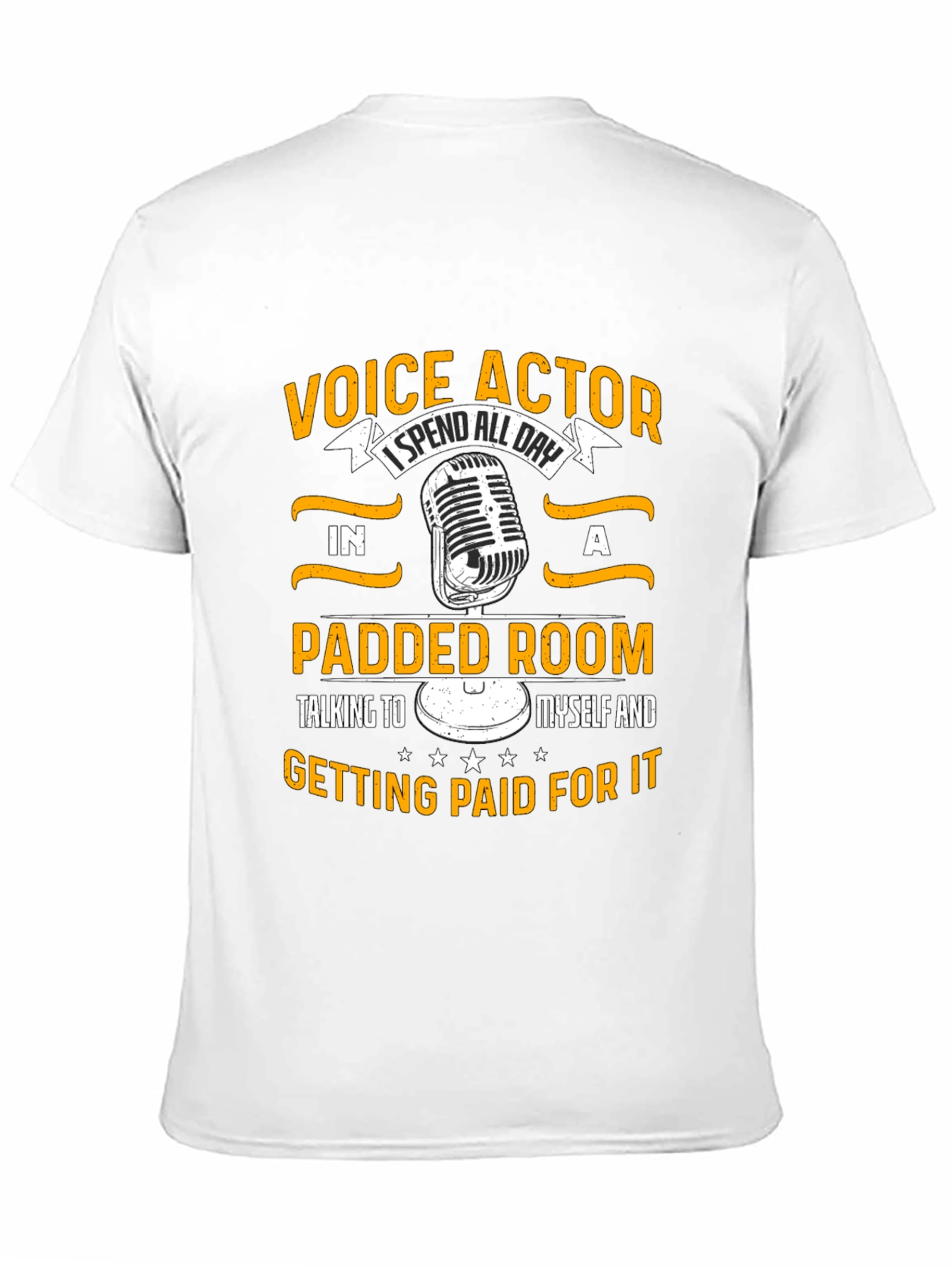 Voice Actor Padded Room Black T-Shirt