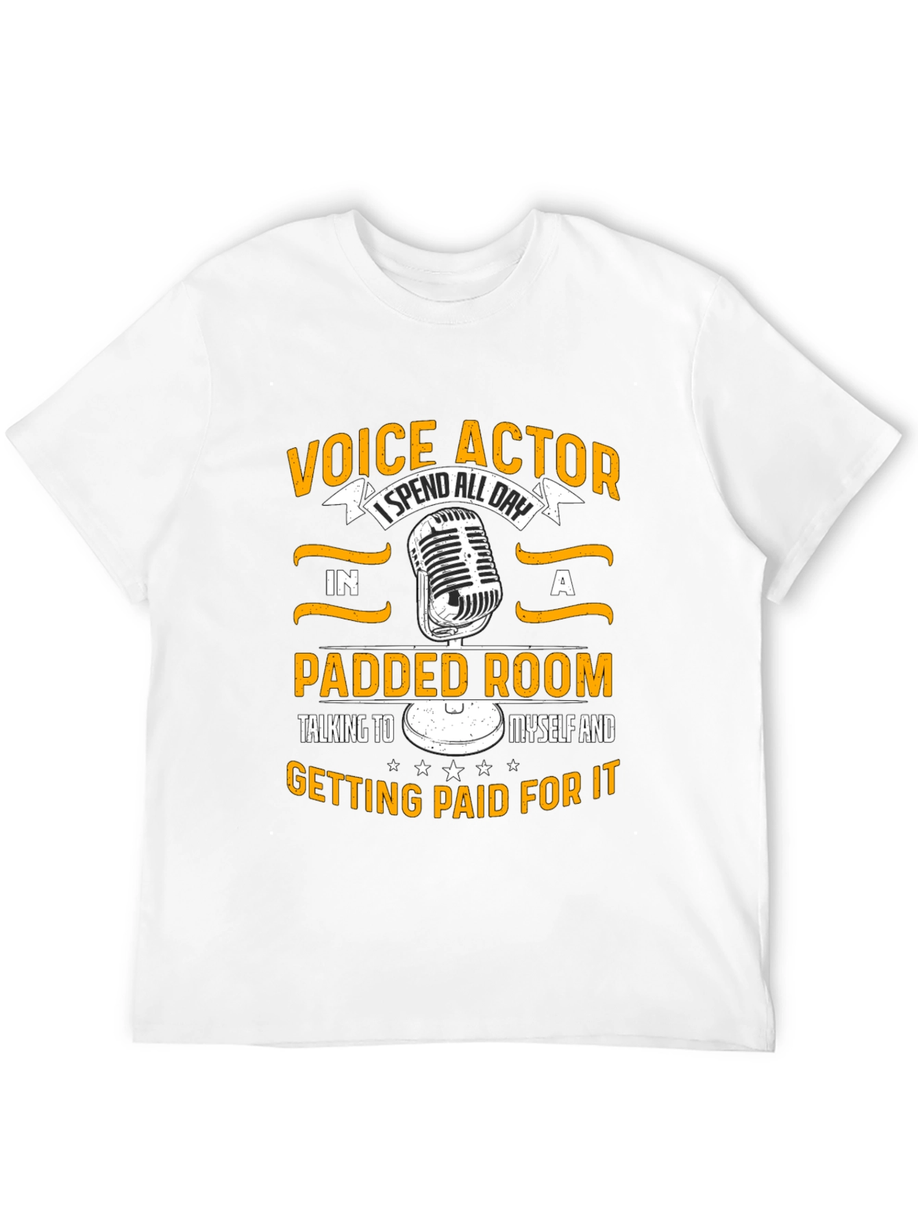 Voice Actor Padded Room Black T-Shirt