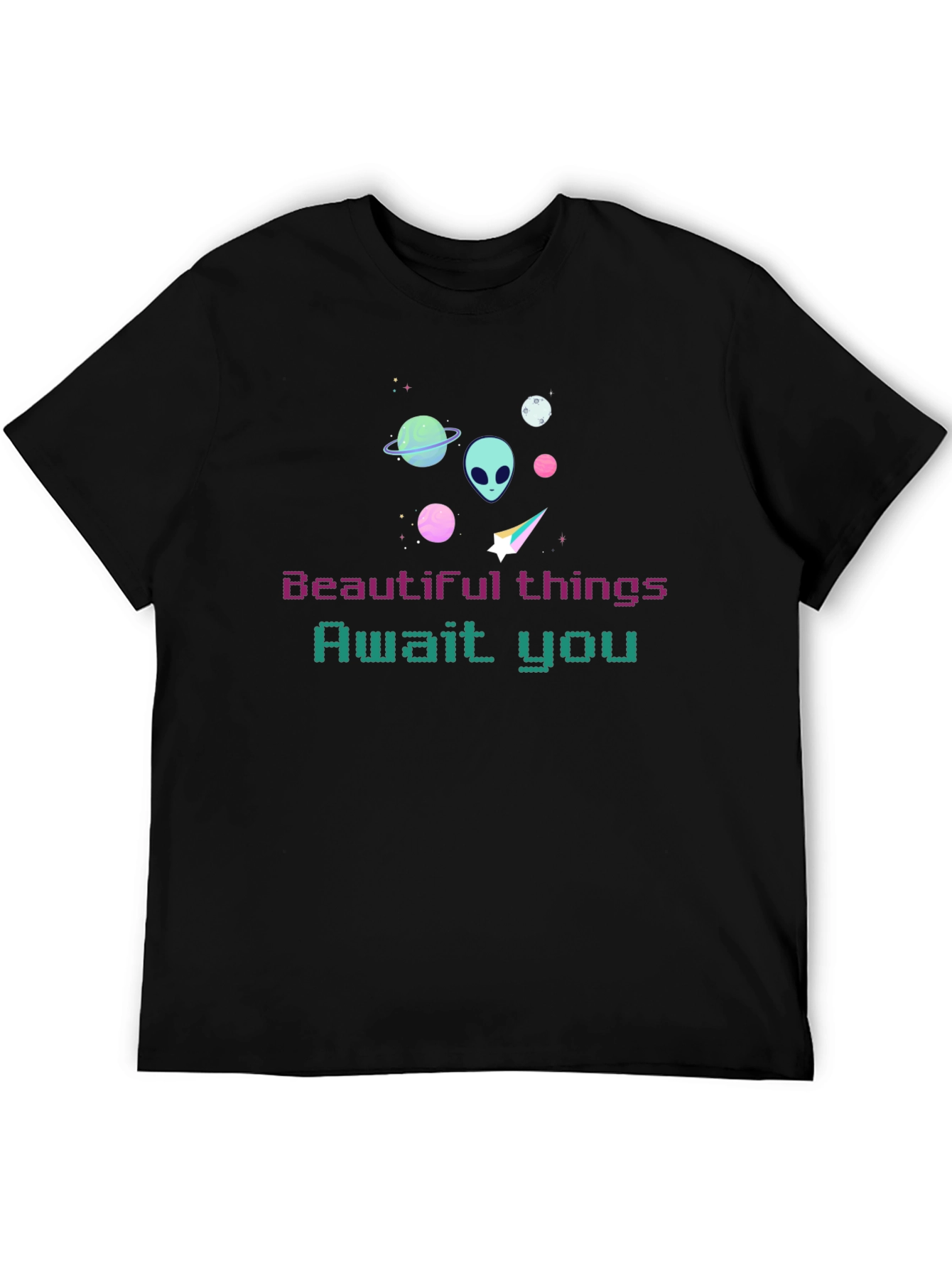 Space Alien Graphic T-Shirt - Beautiful Things Await You