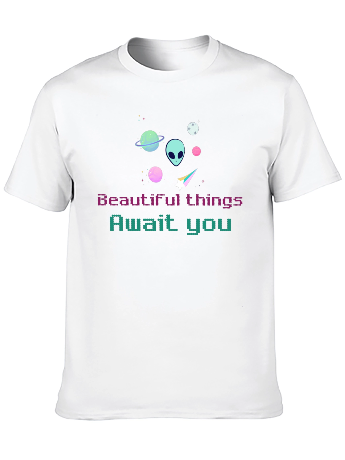 Space Alien Graphic T-Shirt - Beautiful Things Await You