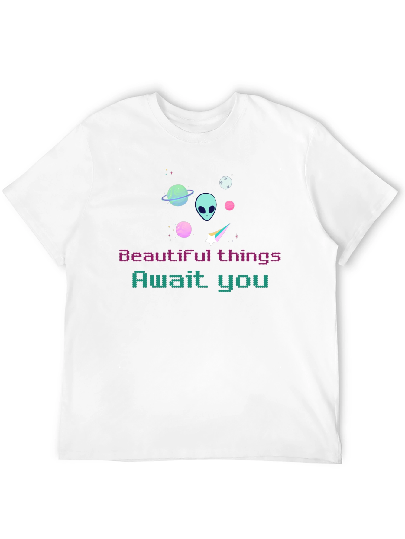 Space Alien Graphic T-Shirt - Beautiful Things Await You