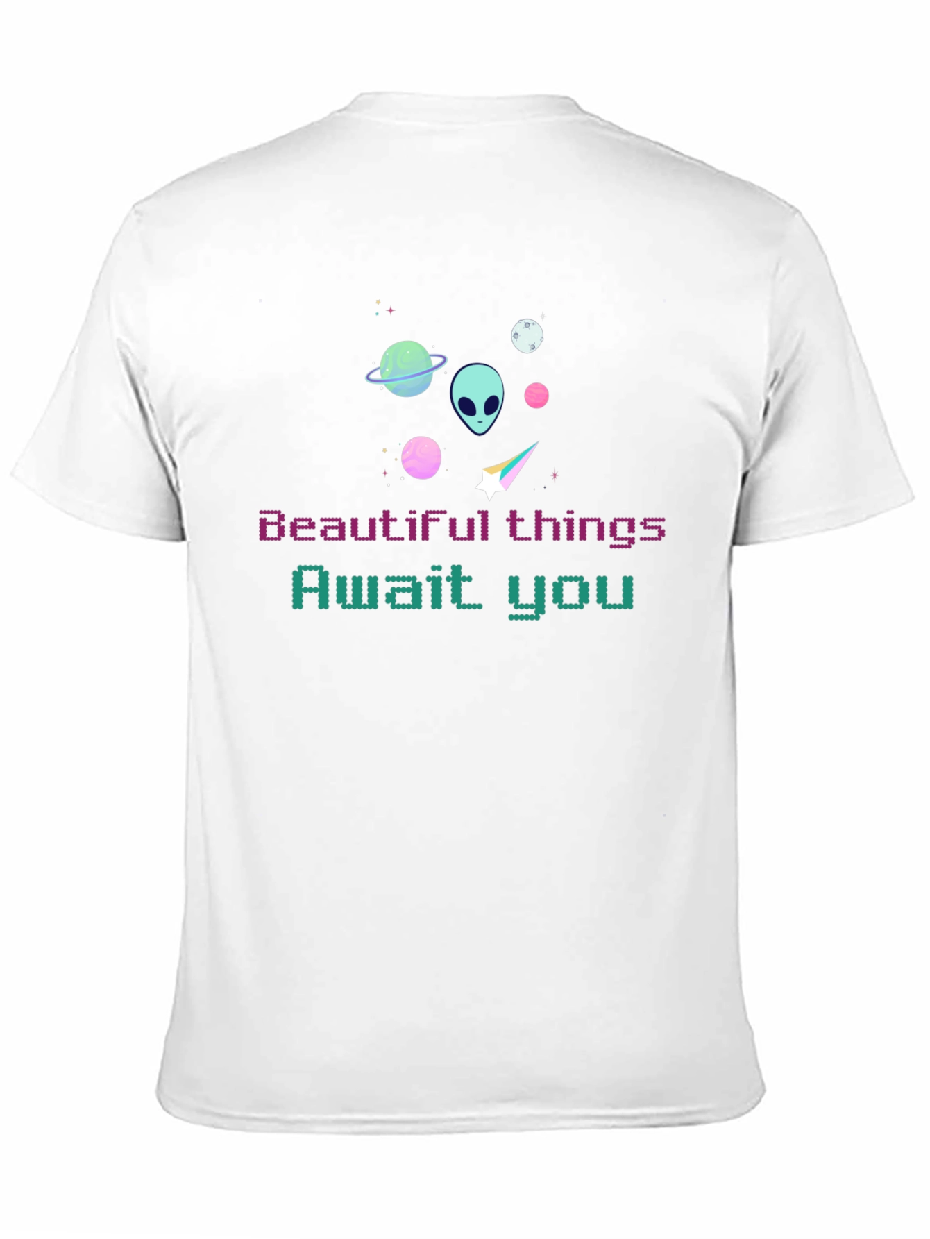 Space Alien Graphic T-Shirt - Beautiful Things Await You