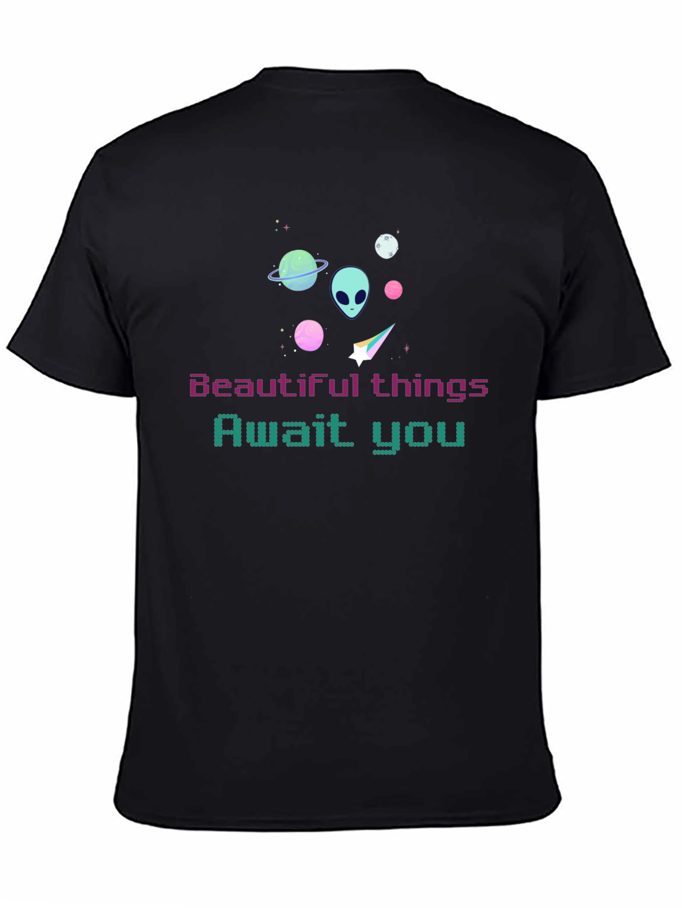 Space Alien Graphic T-Shirt - Beautiful Things Await You
