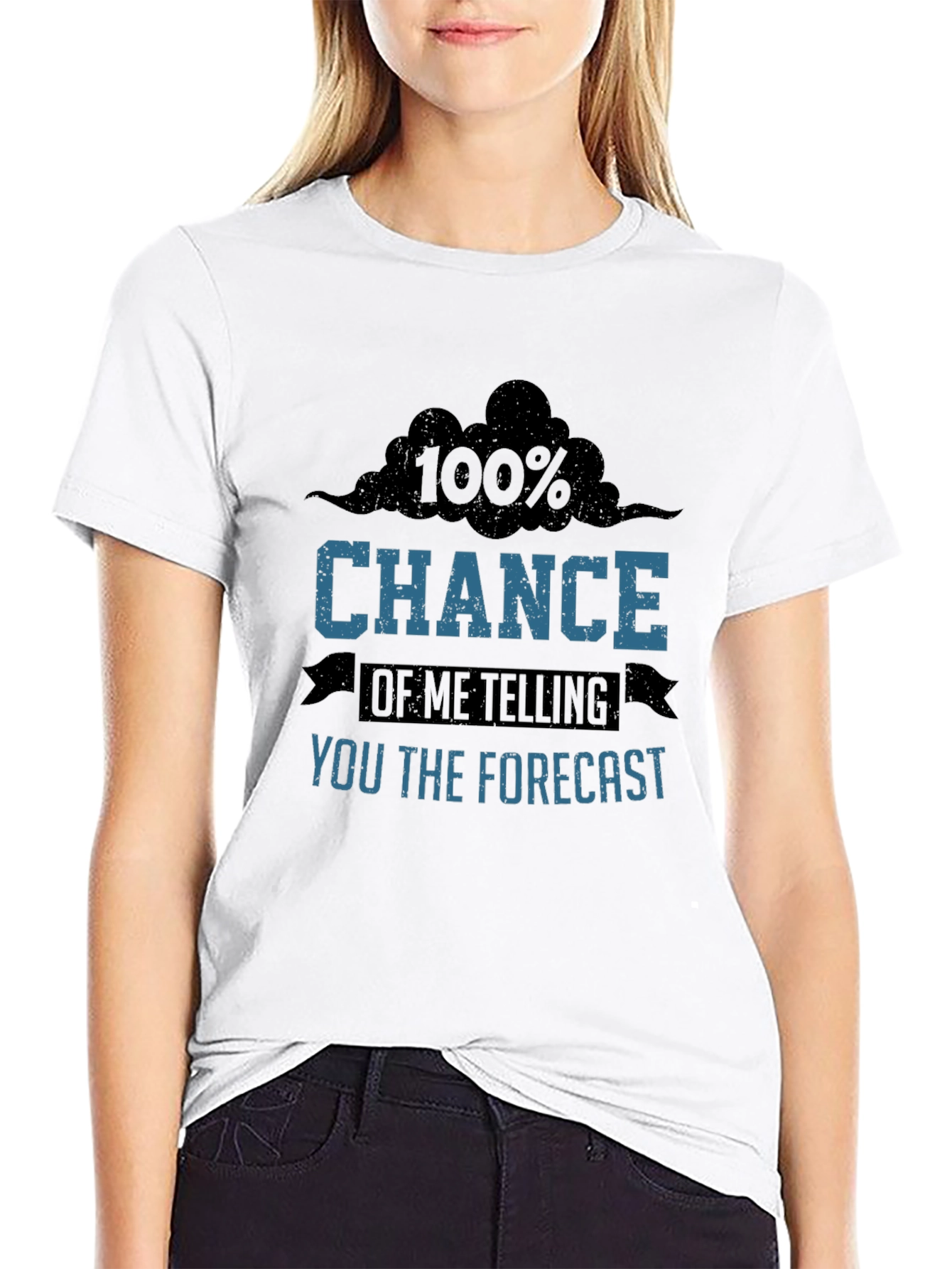 Funny Weather Forecast Graphic T-Shirt