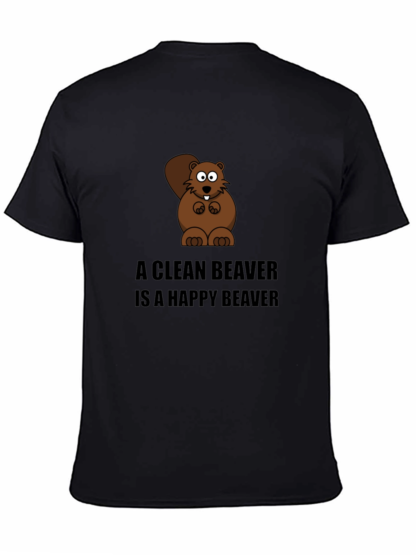 A Clean Beaver T-Shirt - Funny Cartoon Tee