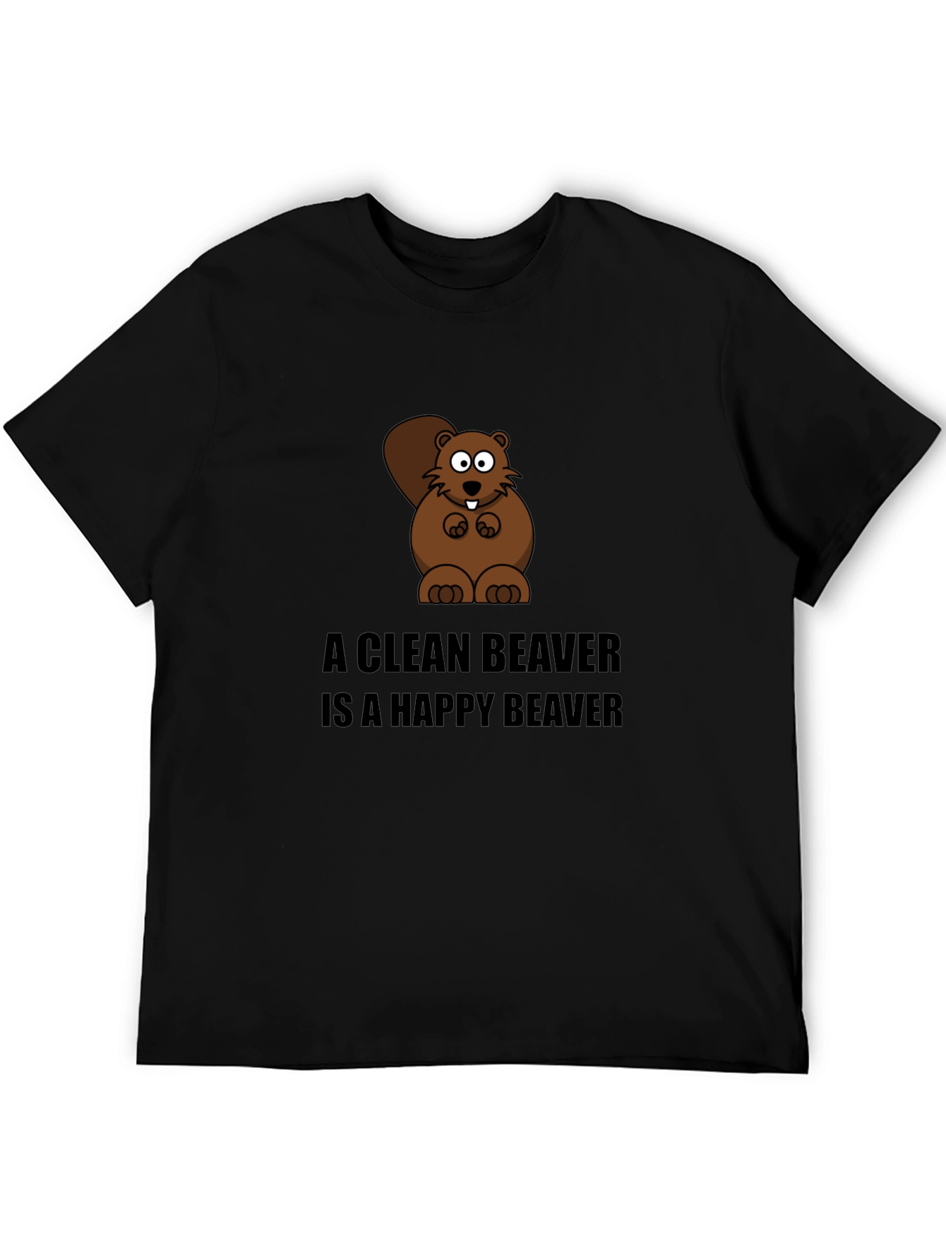 A Clean Beaver T-Shirt - Funny Cartoon Tee