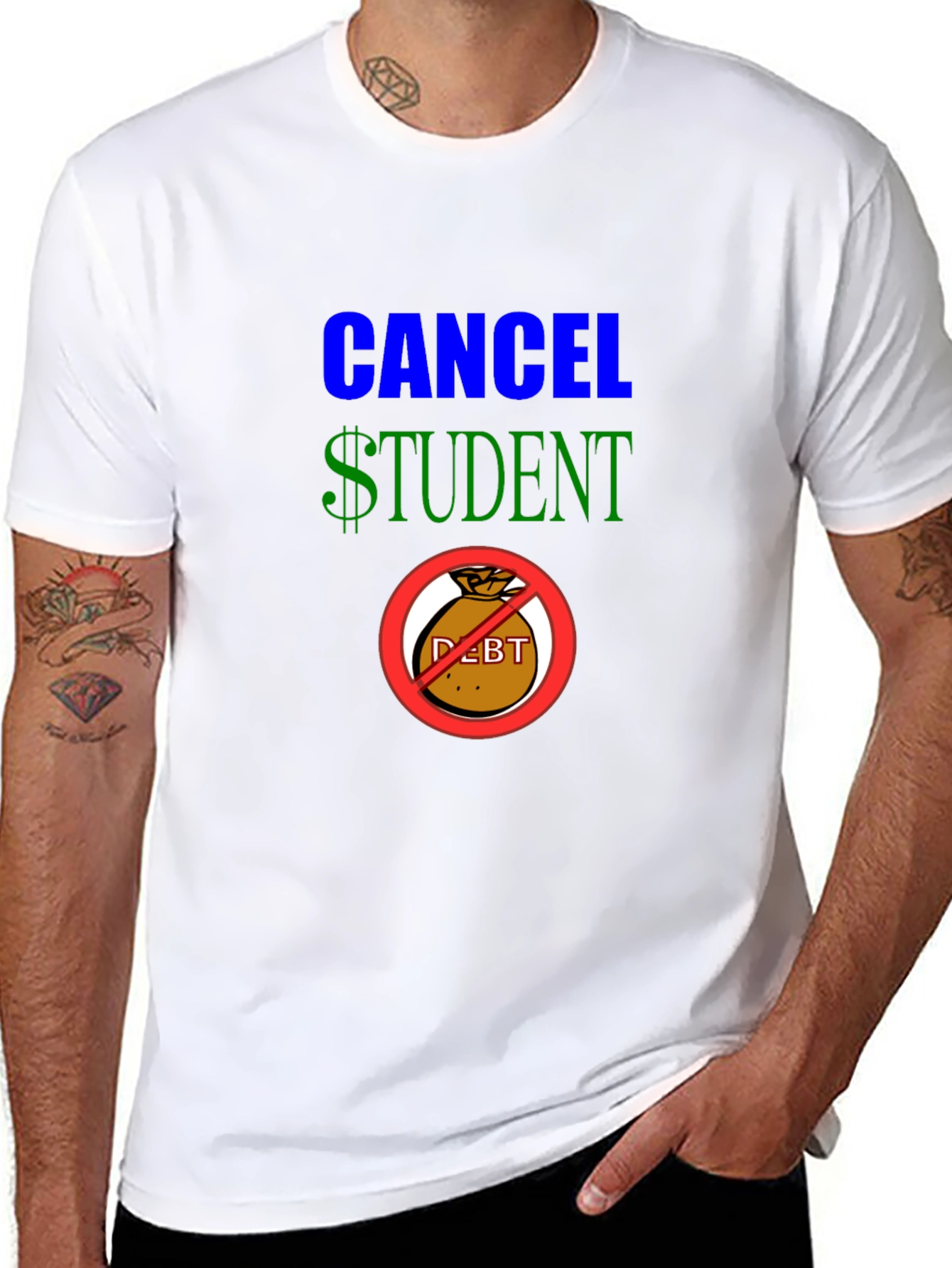 Cancel Student Debt Graphic T-Shirt