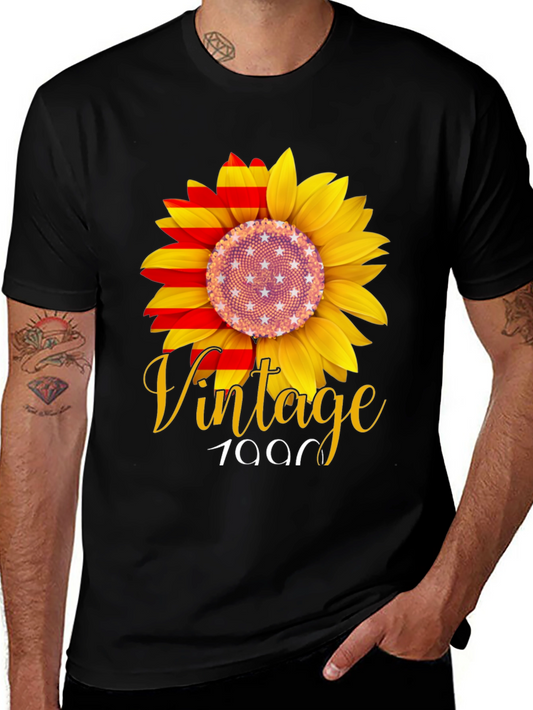 Vintage Sunflower Graphic Tee