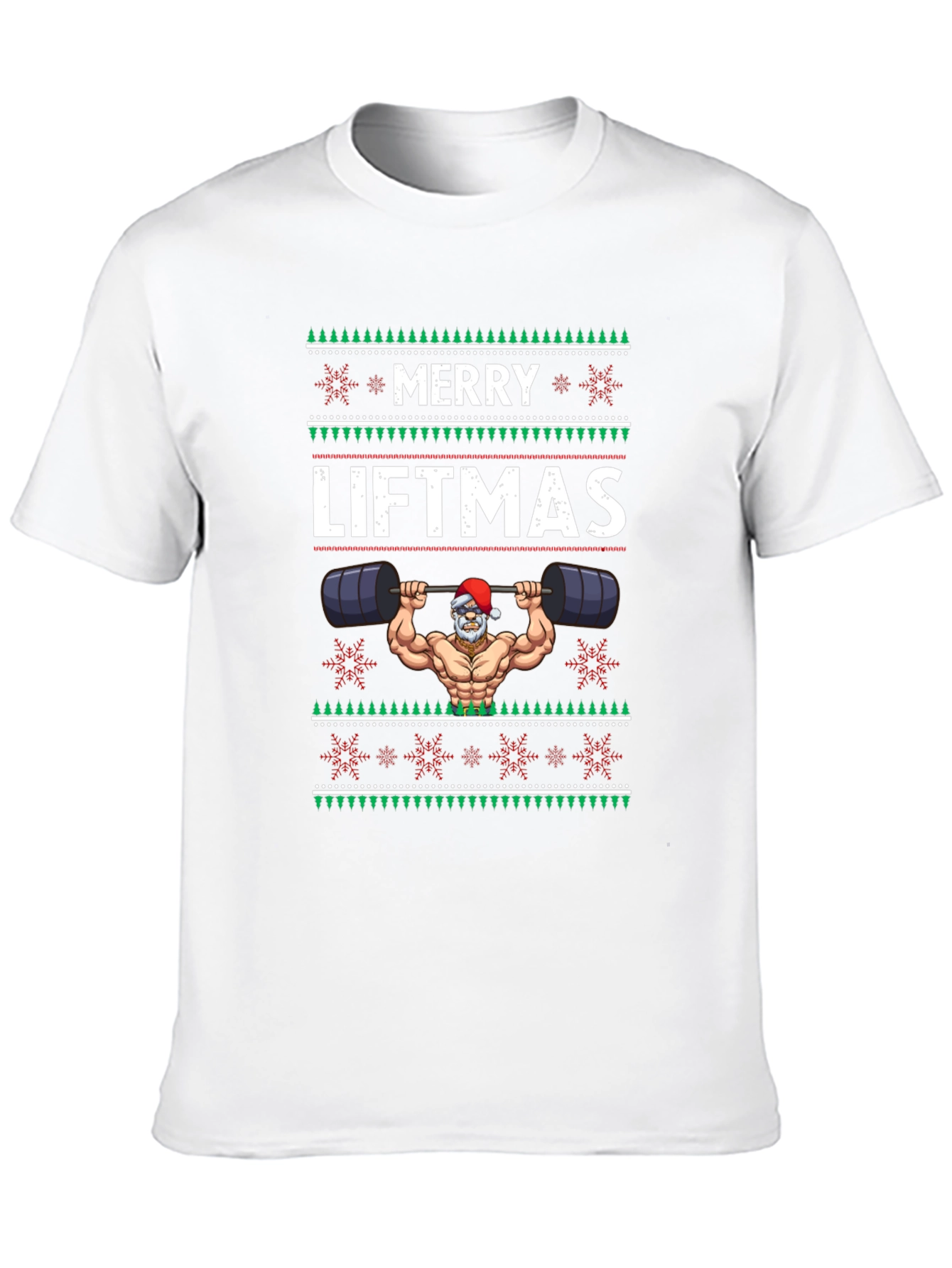 Merry Liftmas T-Shirt - Santa Bodybuilder