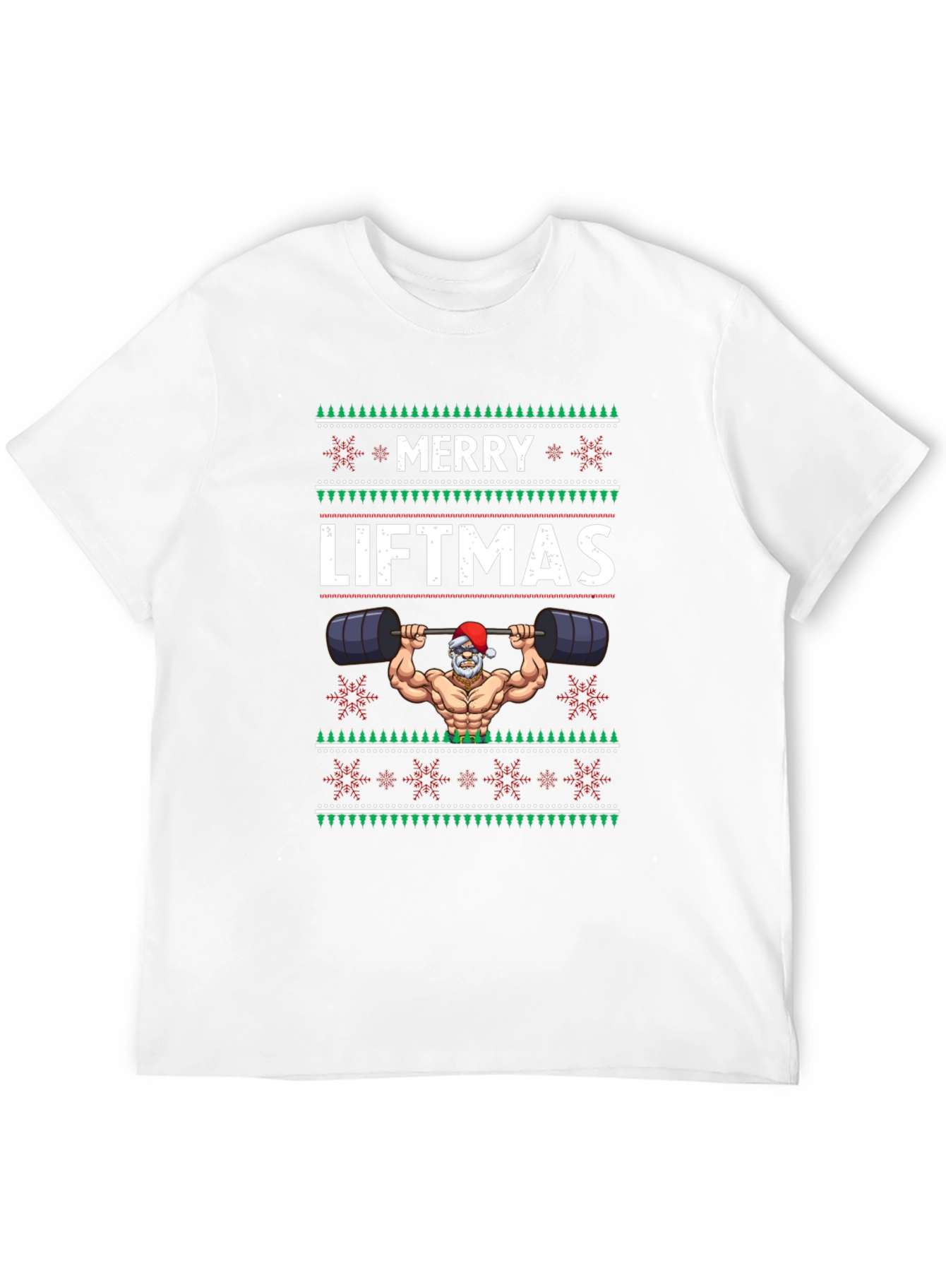 Merry Liftmas T-Shirt - Santa Bodybuilder