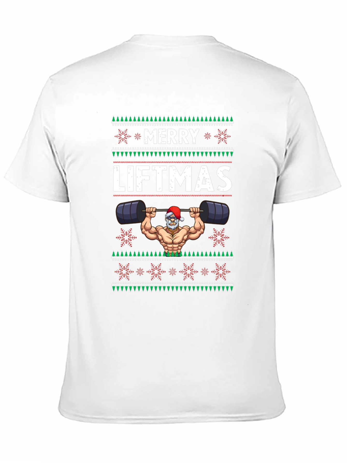 Merry Liftmas T-Shirt - Santa Bodybuilder