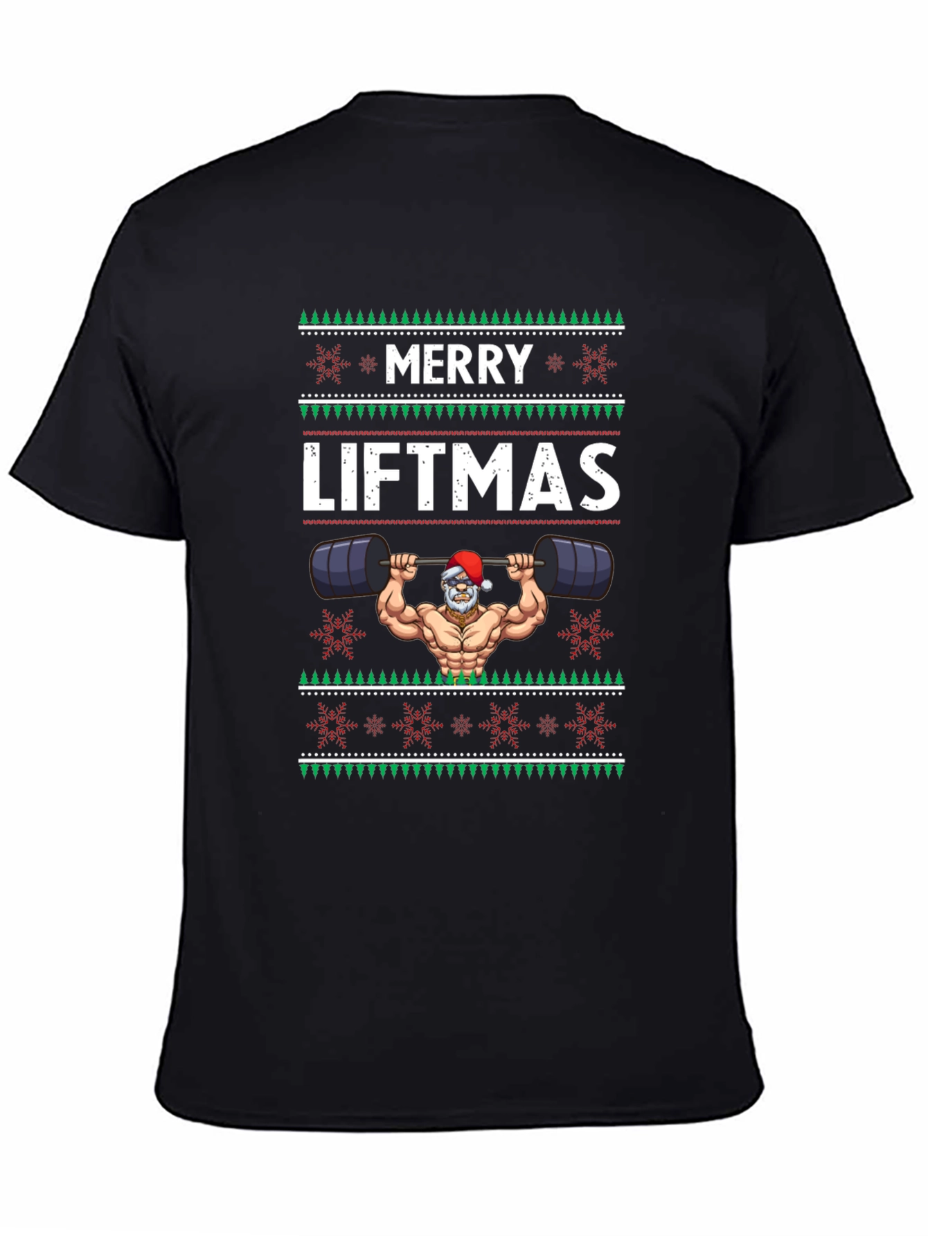 Merry Liftmas T-Shirt - Santa Bodybuilder