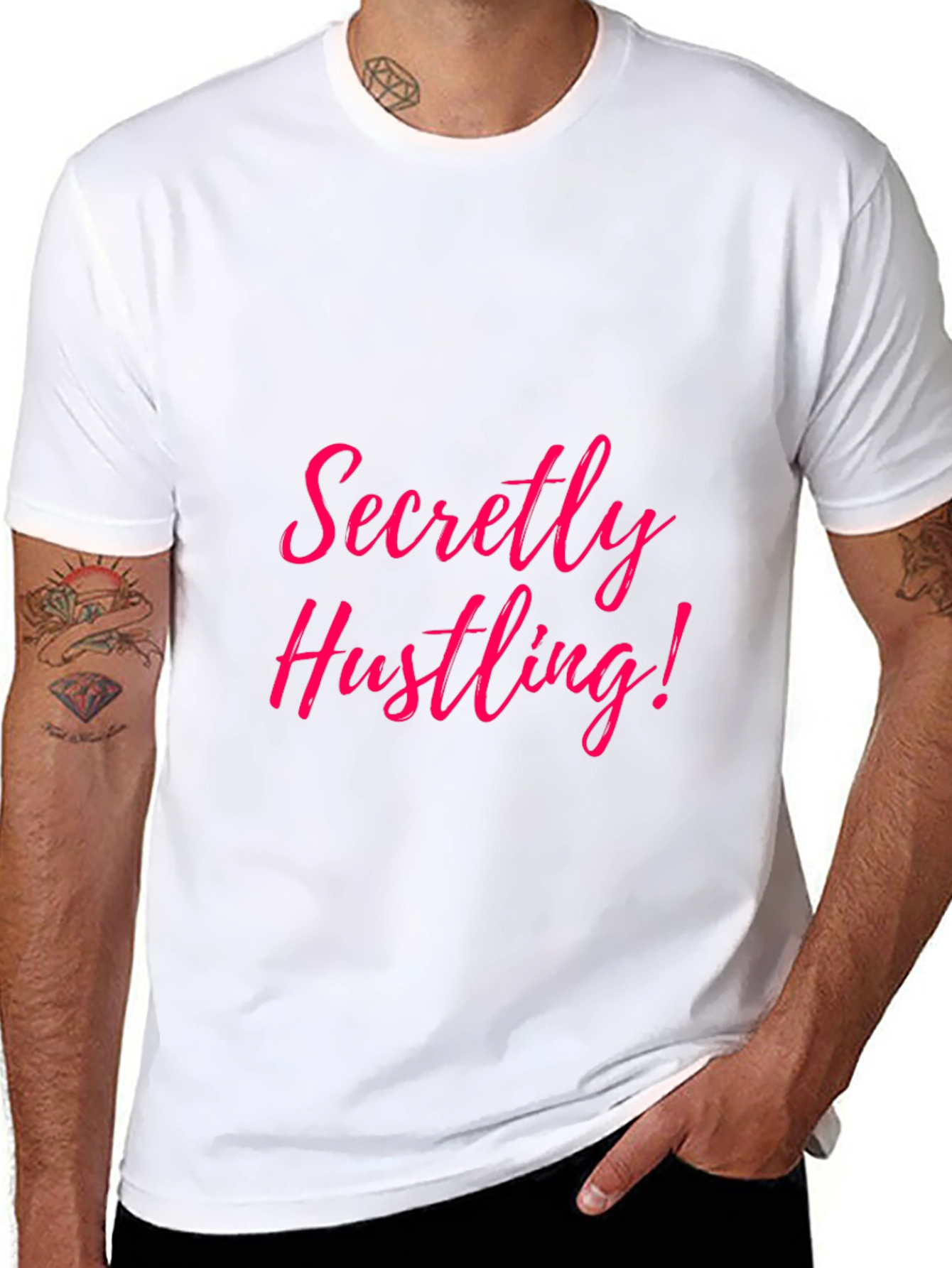 Secretly Hustling! Graphic T-Shirt