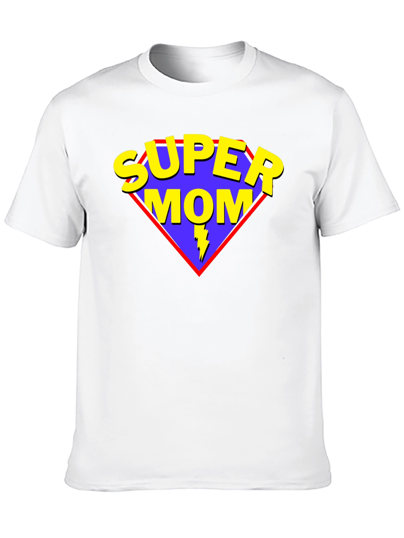 Super Mom Graphic Tee - Superhero T-Shirt