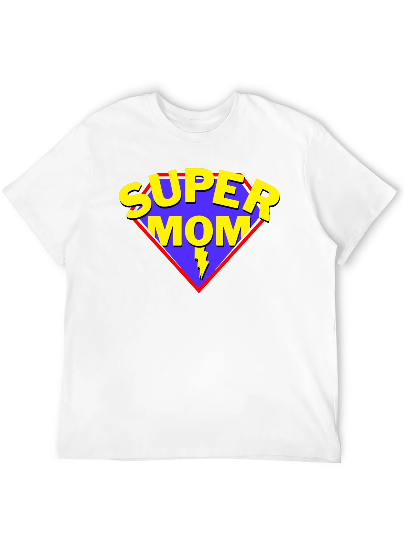 Super Mom Graphic Tee - Superhero T-Shirt