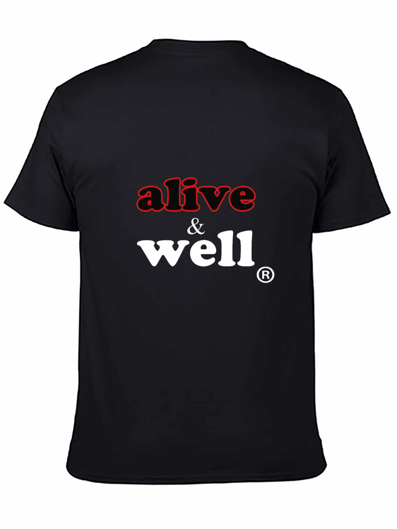 Alive & Well Black Graphic Tee