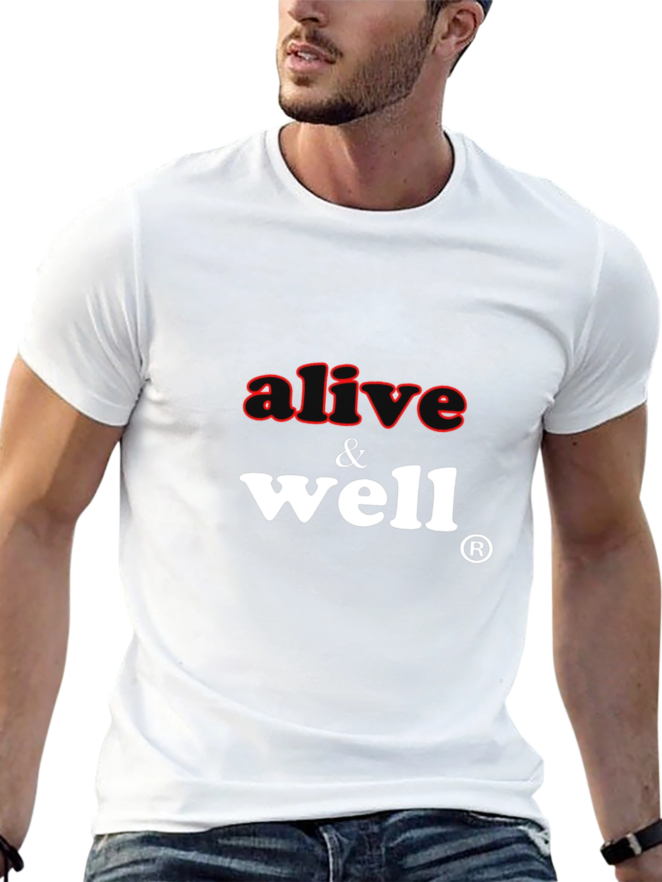 Alive & Well Black Graphic Tee
