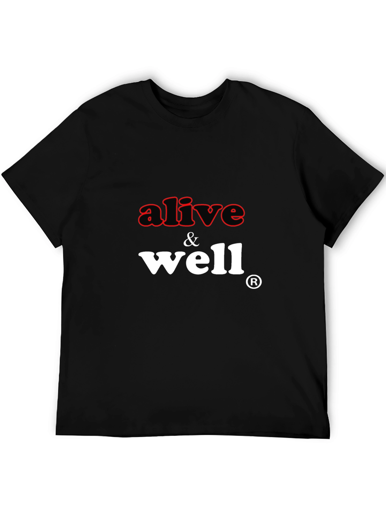 Alive & Well Black Graphic Tee