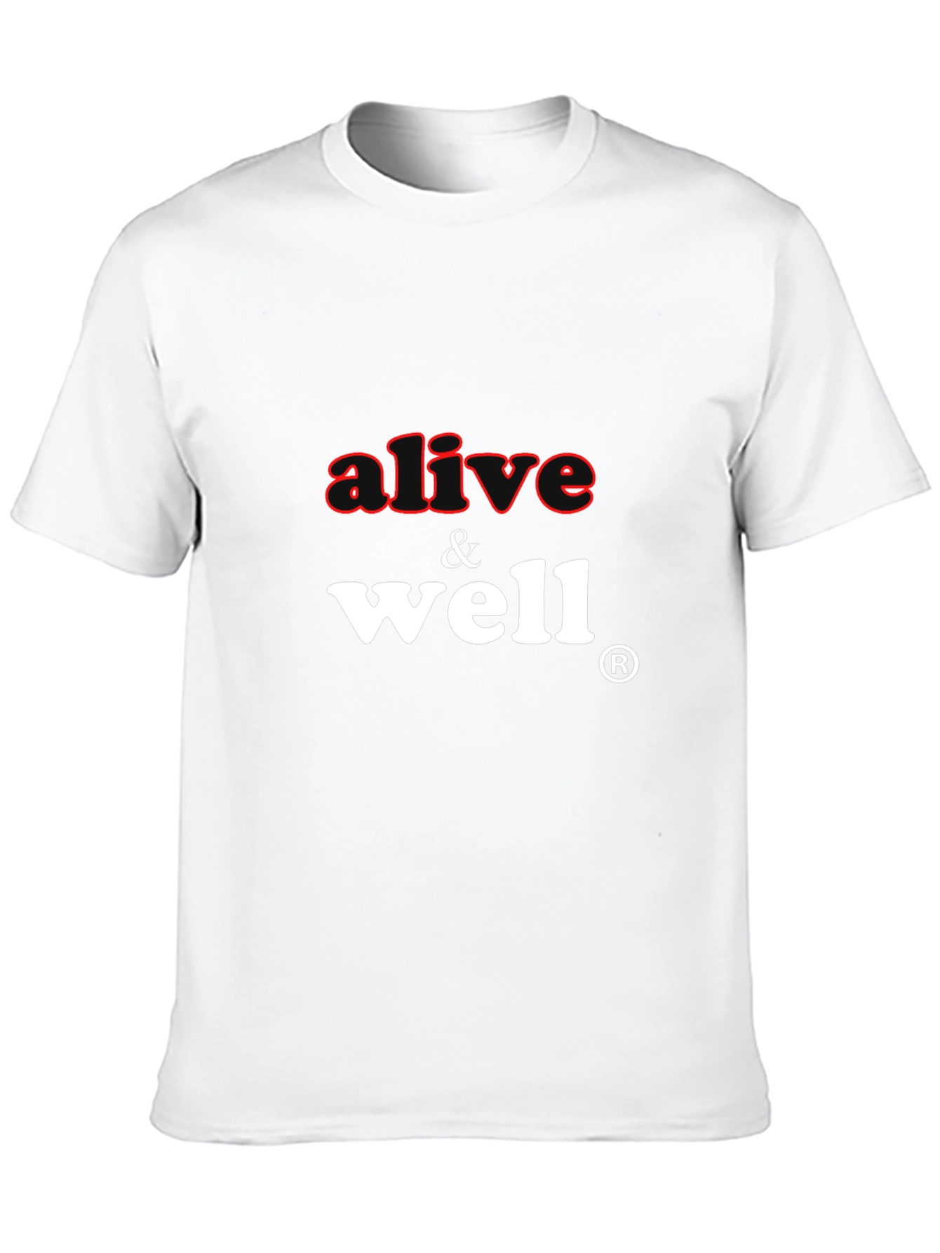 Alive & Well Black Graphic Tee