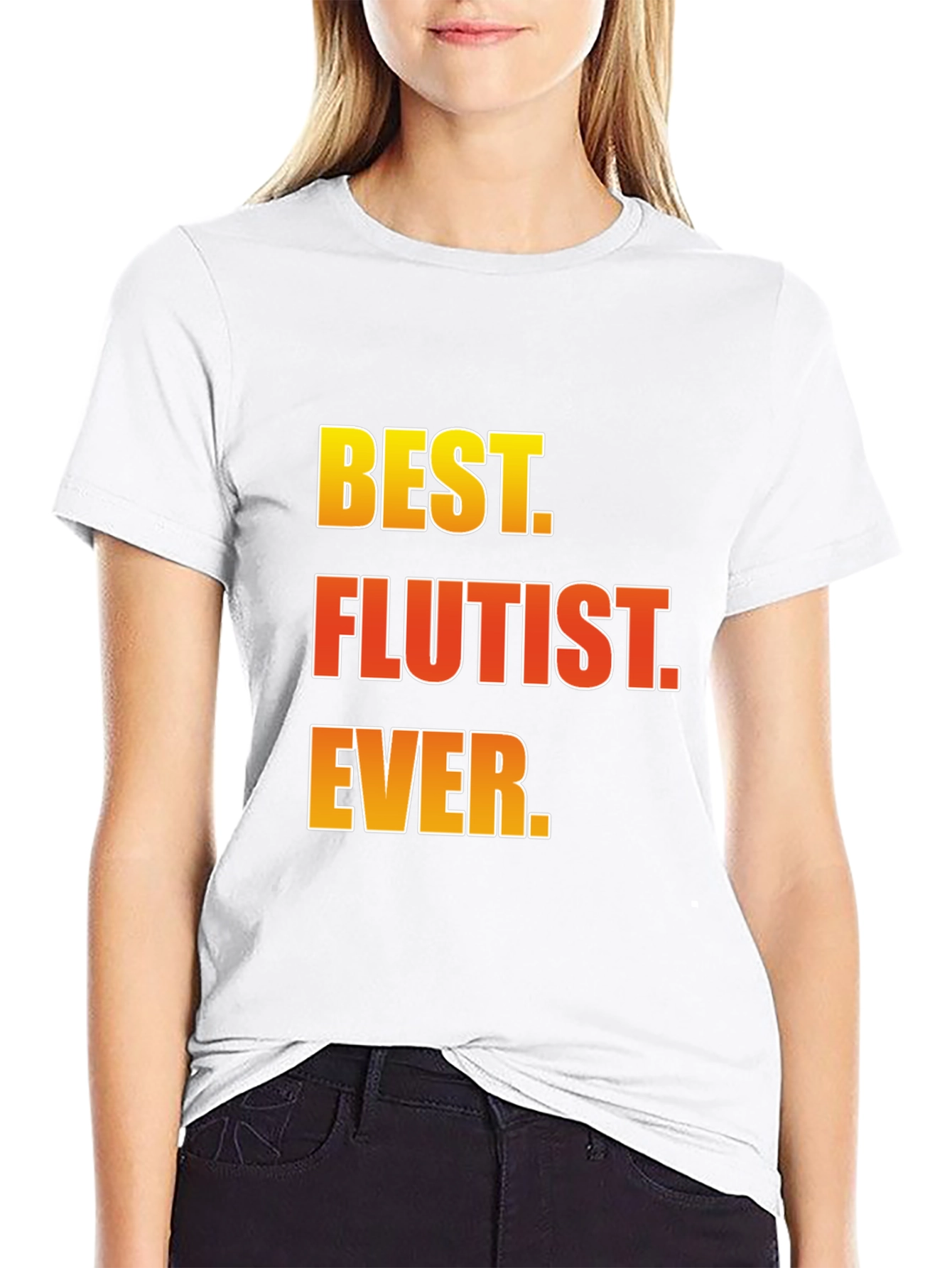 Best Flutist Ever T-Shirt Musician Gift