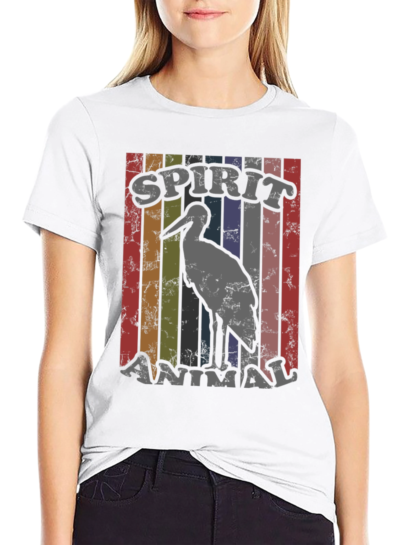 Spirit Animal Heron Graphic Tee