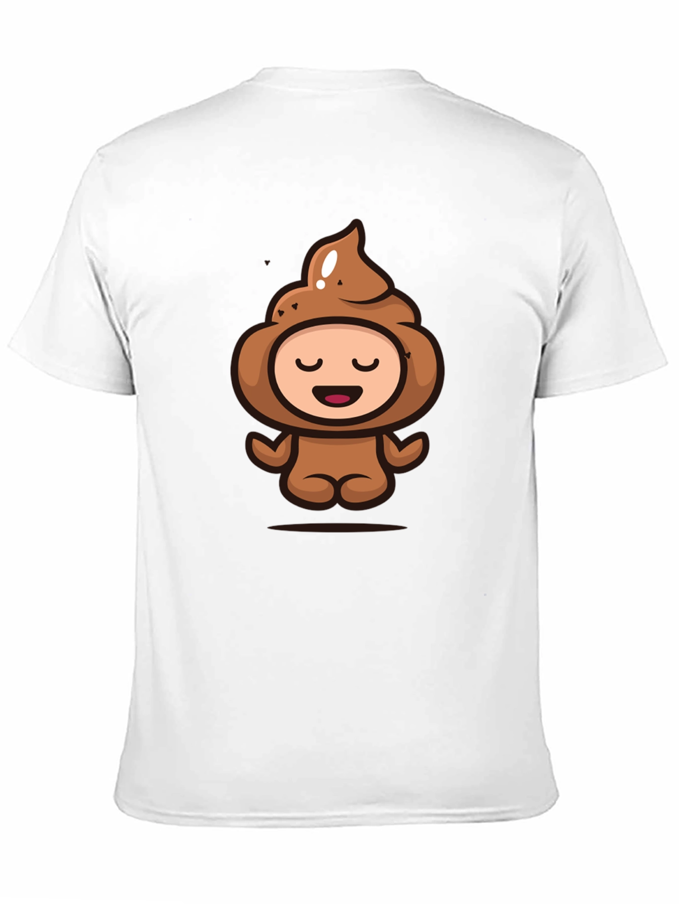 Poop Emoji Funny Graphic Black T-Shirt