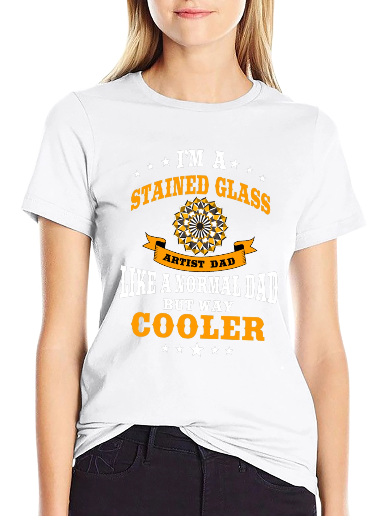 Stained Glass Artist Dad Graphic T-Shirt