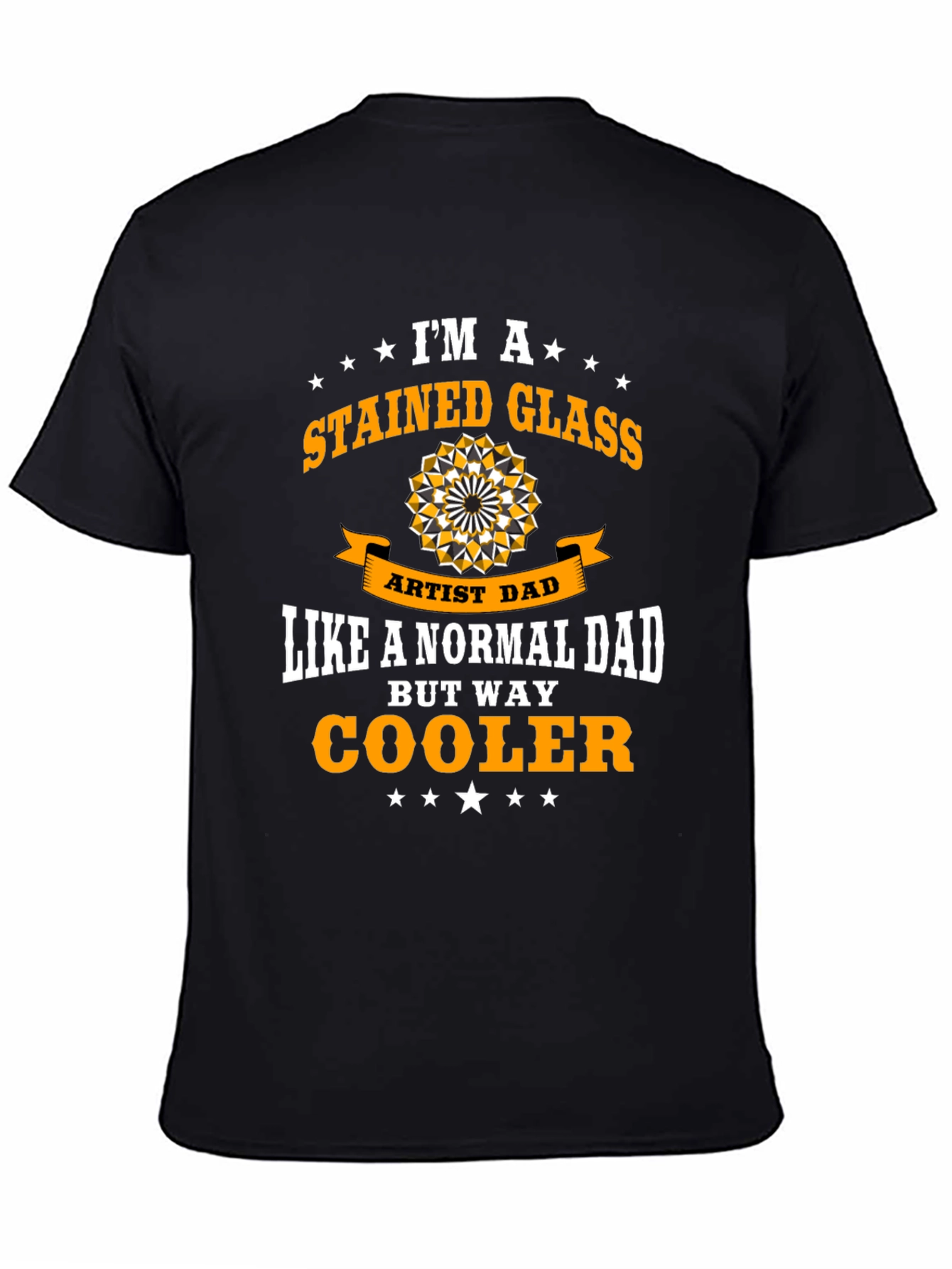 Stained Glass Artist Dad Graphic T-Shirt