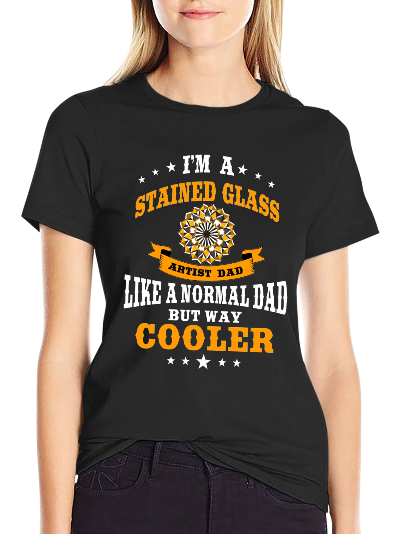 Stained Glass Artist Dad Graphic T-Shirt