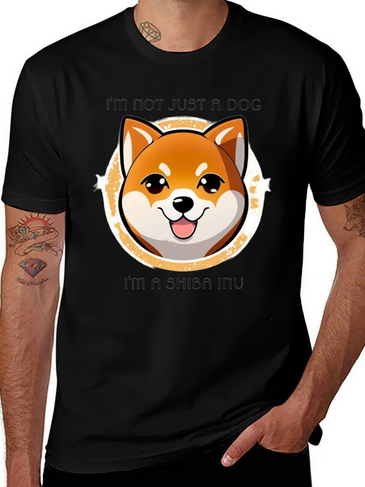 Shiba Inu Dog T-Shirt - Cute Cartoon Graphic Tee