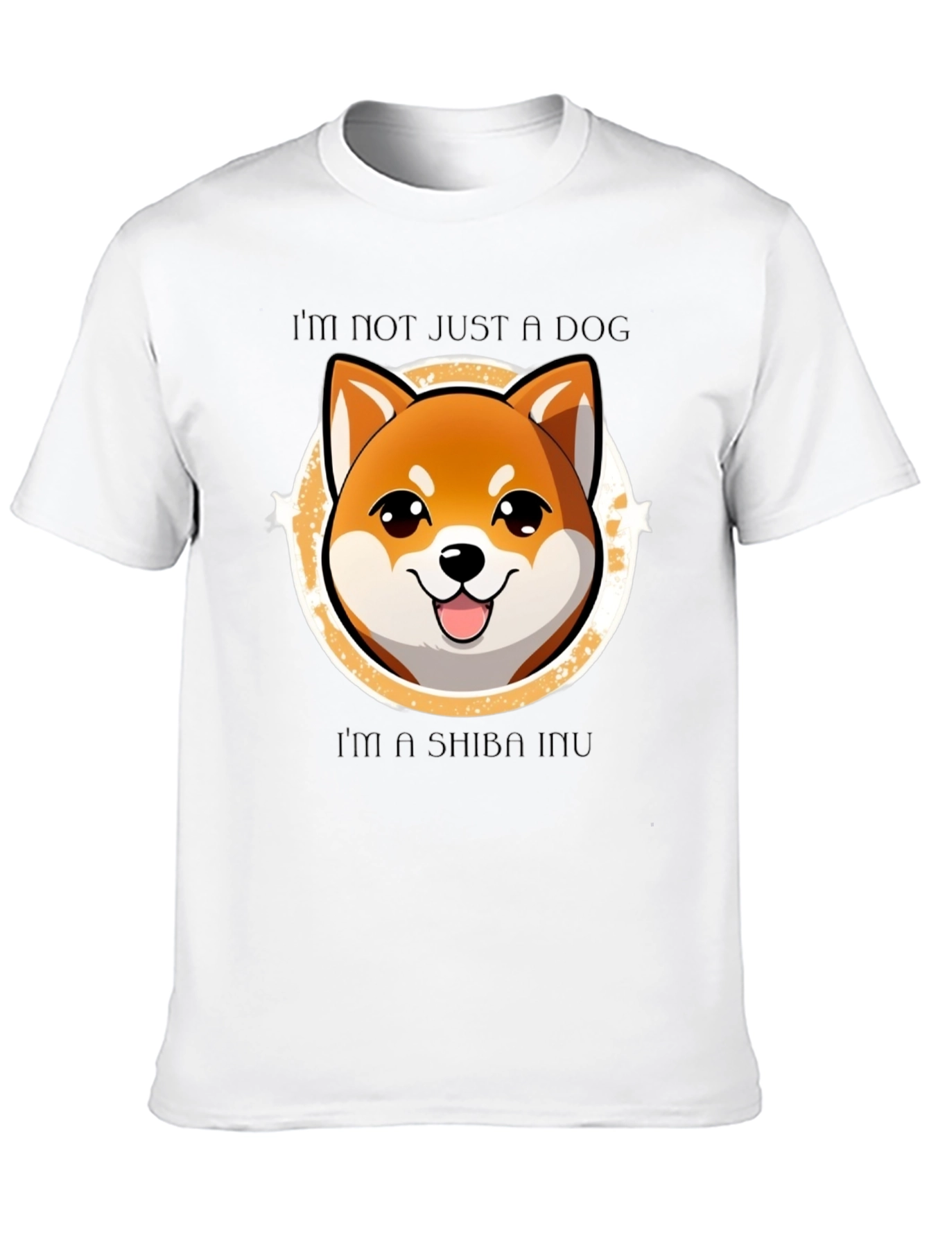 Shiba Inu Dog T-Shirt - Cute Cartoon Graphic Tee