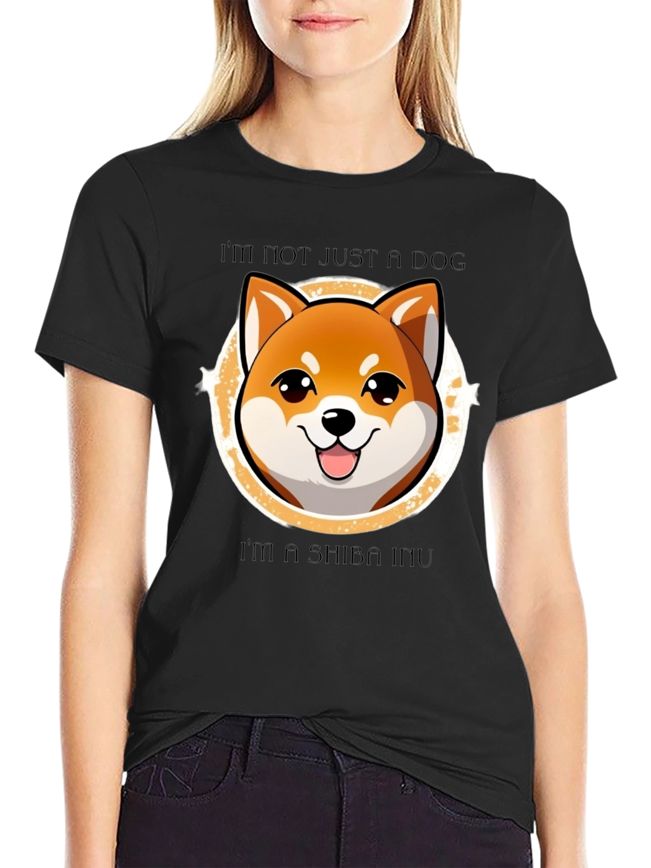 Shiba Inu Dog T-Shirt - Cute Cartoon Graphic Tee