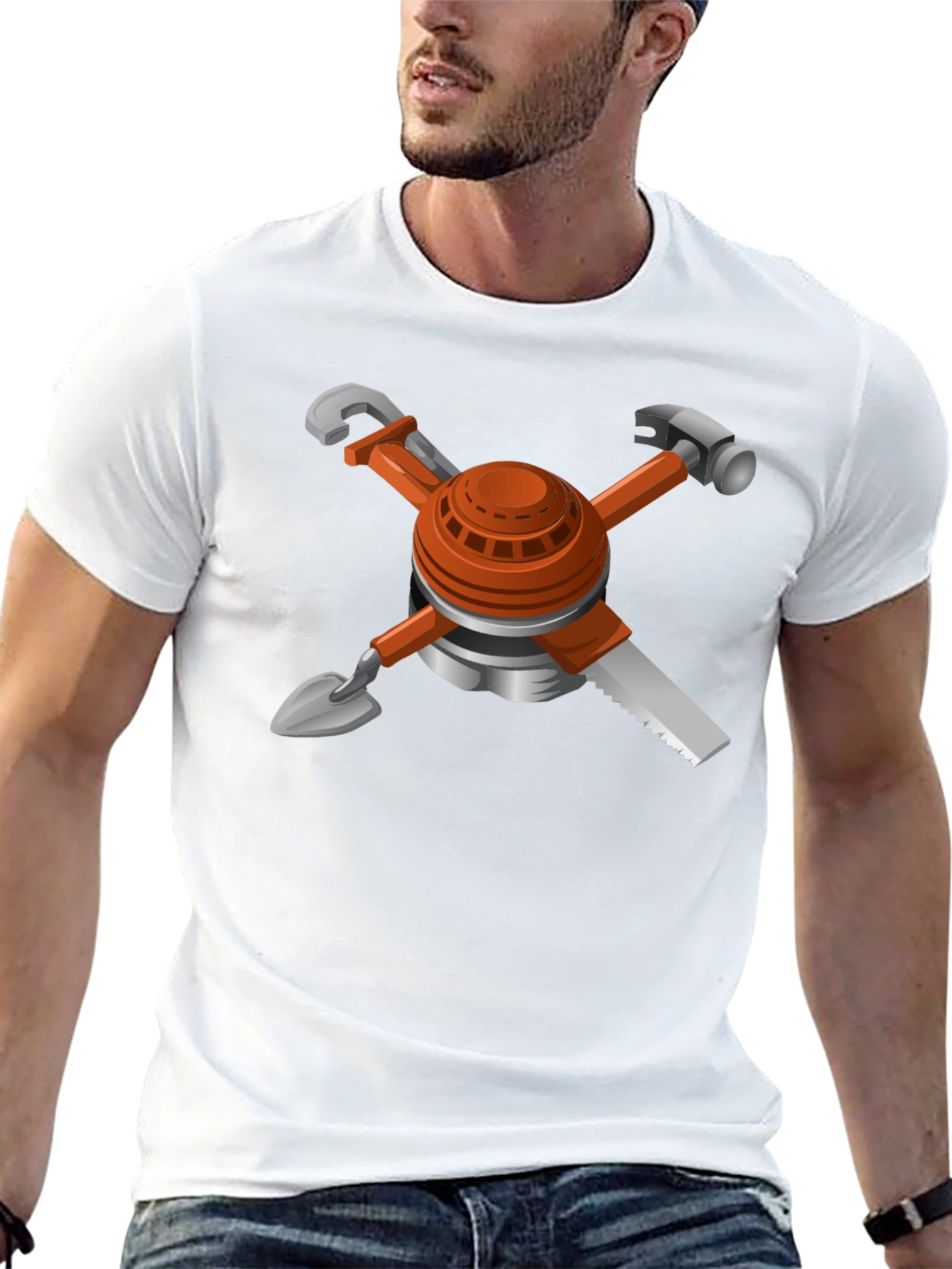 Construction Tool Graphic Tee